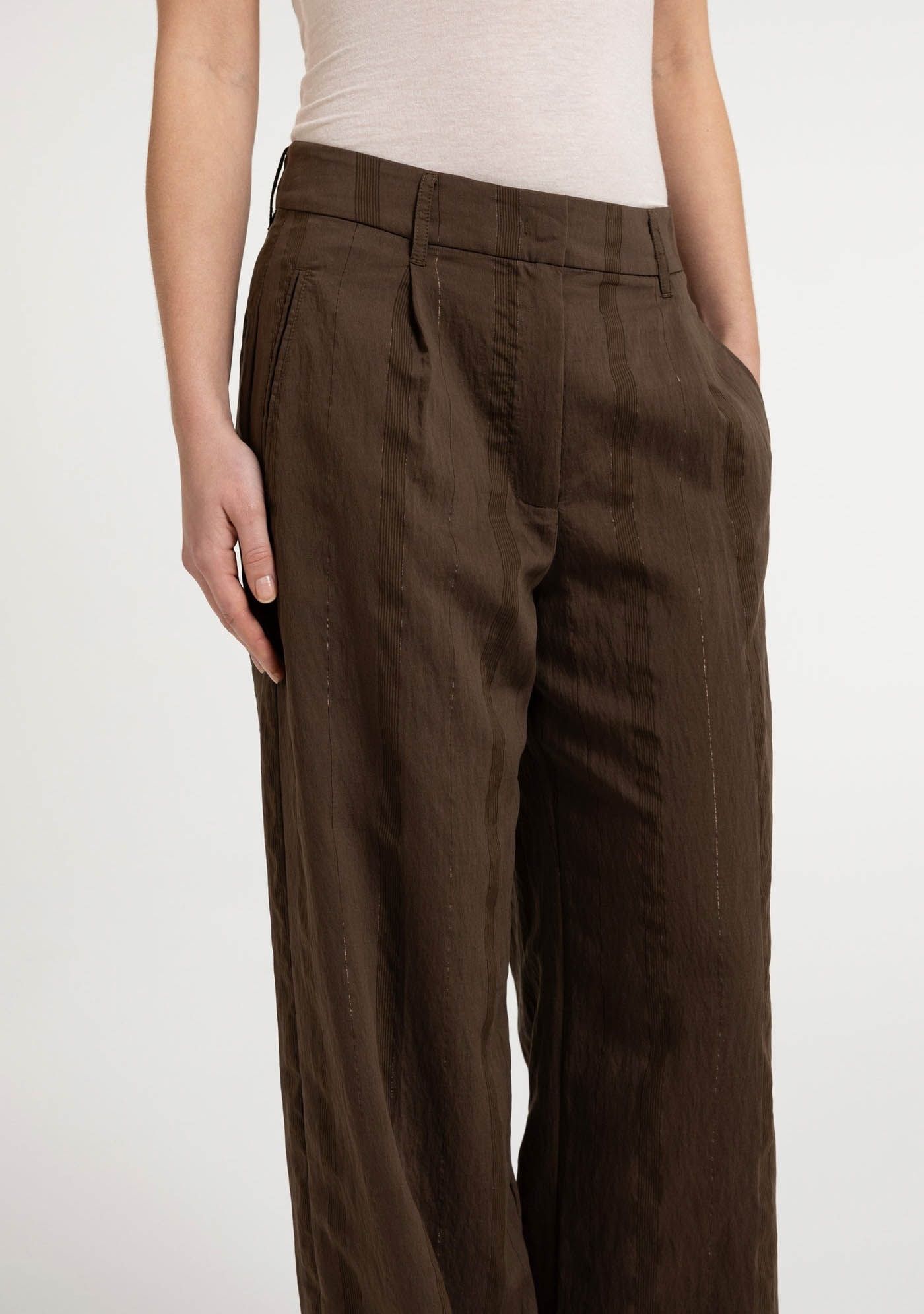 YAYA - BROEK - Bruin