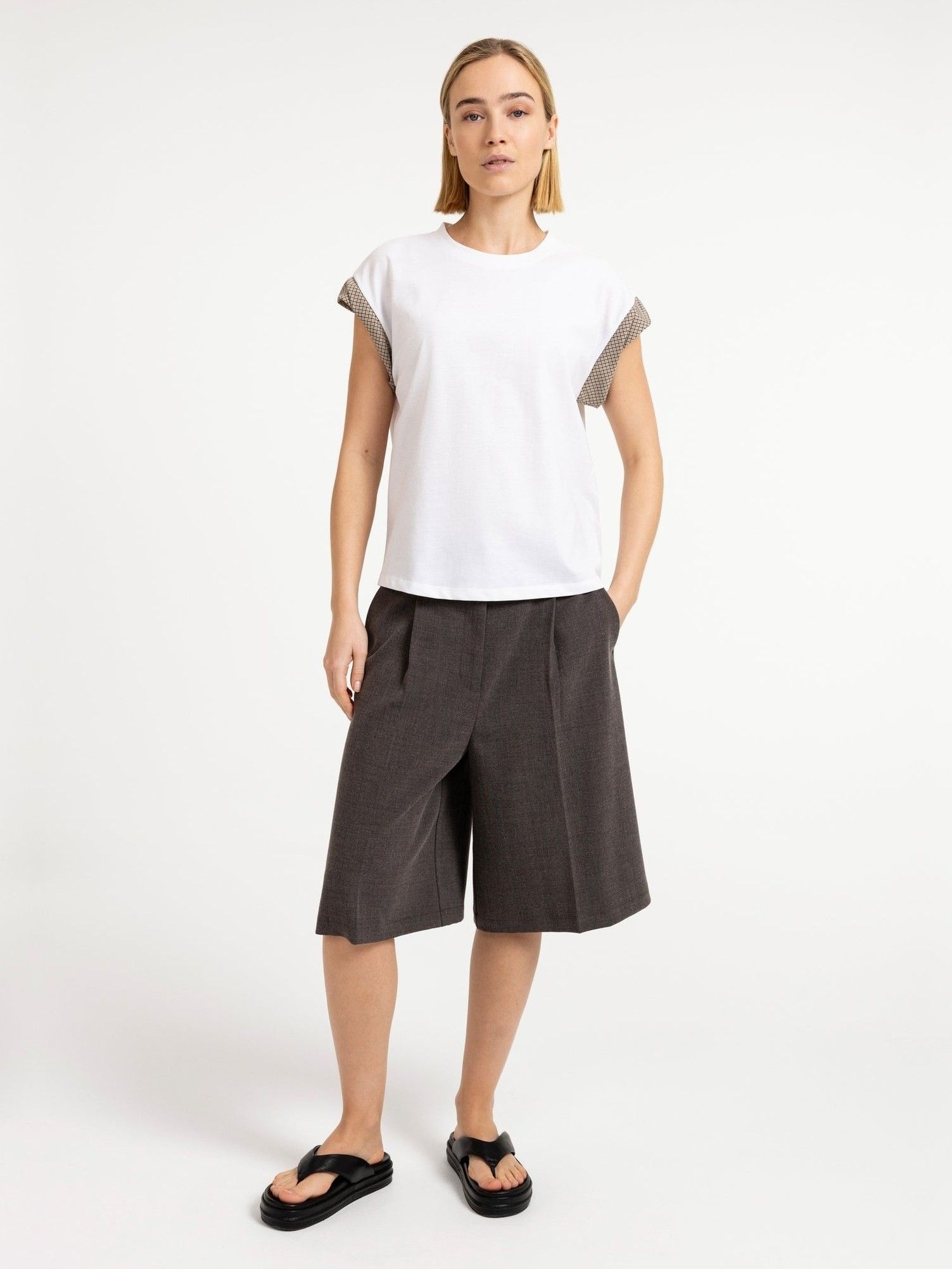 YAYA - BROEK - Bruin