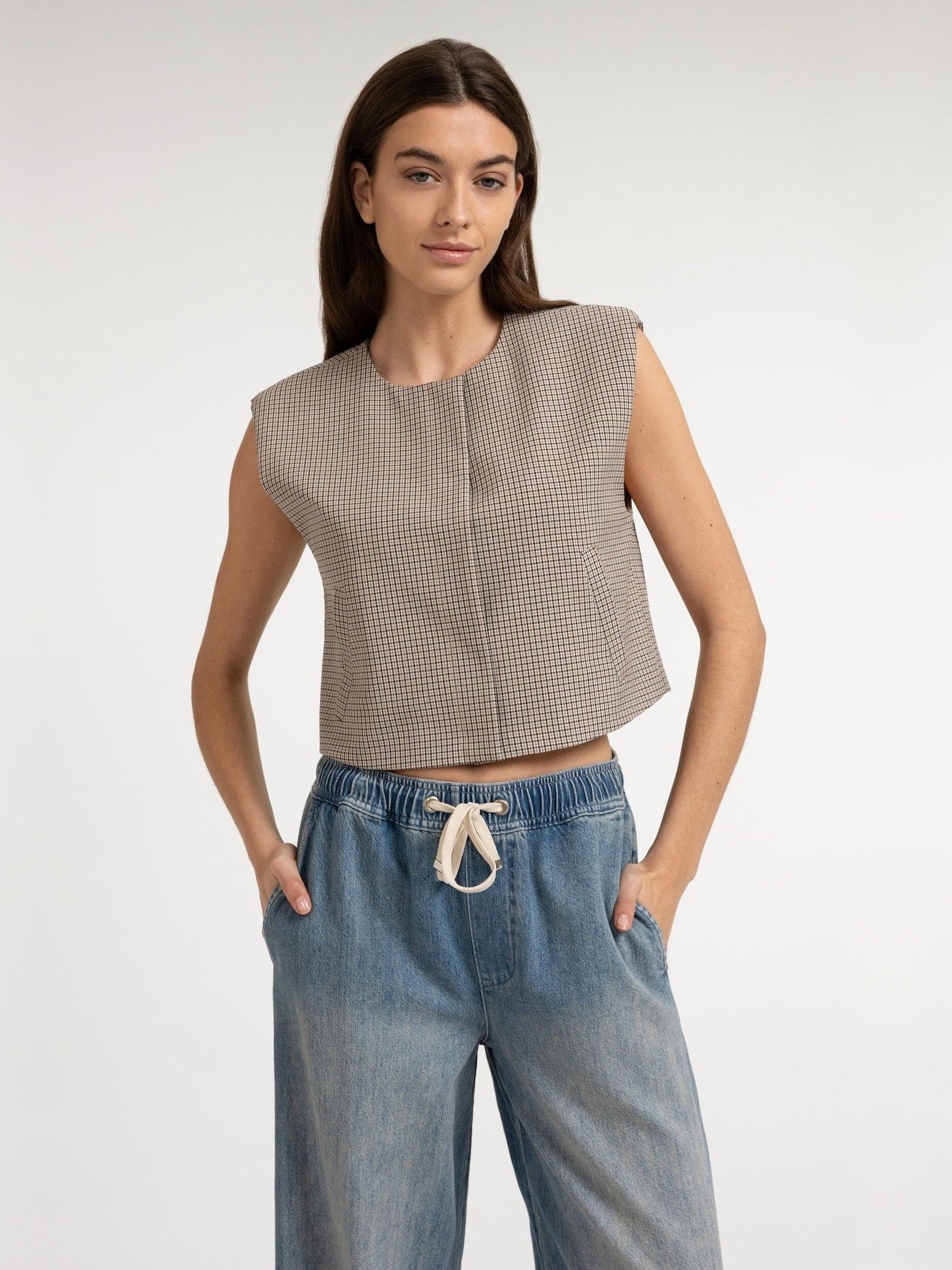YAYA - GILET - Beige