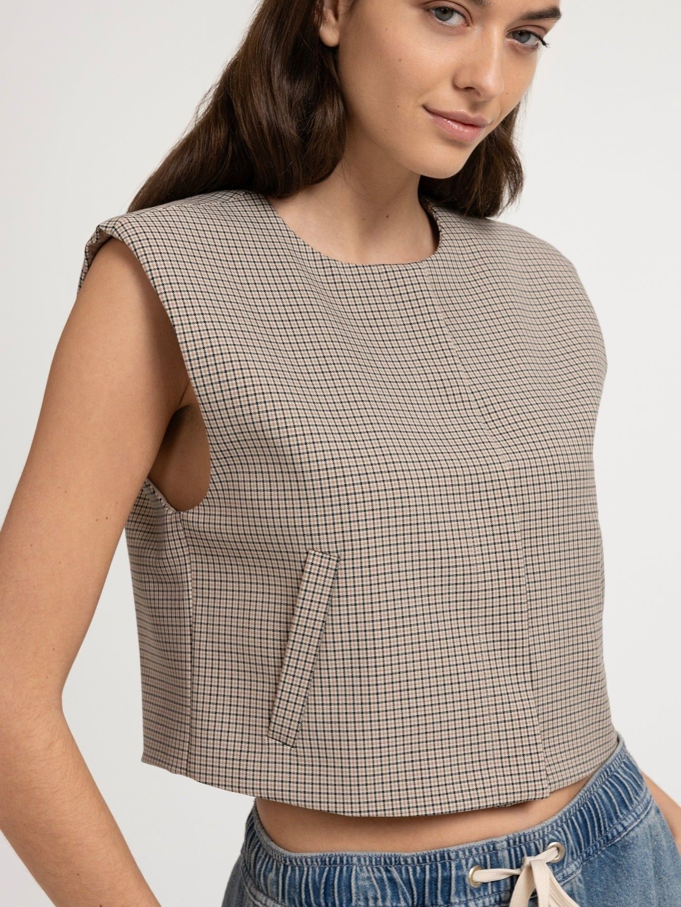 YAYA - GILET - Beige