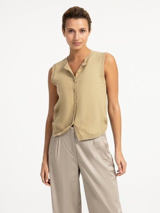 YAYA - VEST - Beige