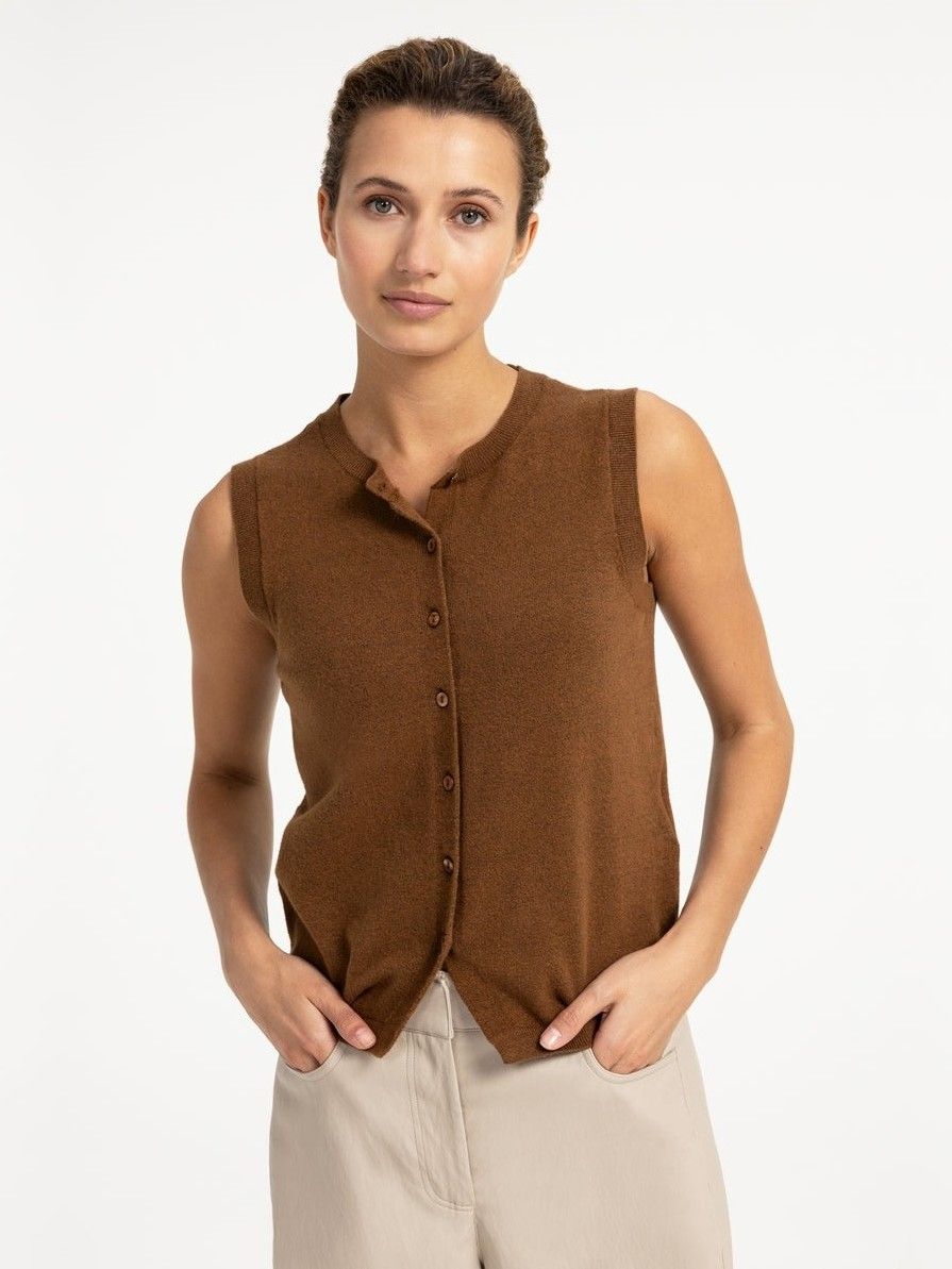 YAYA - VEST - Bruin