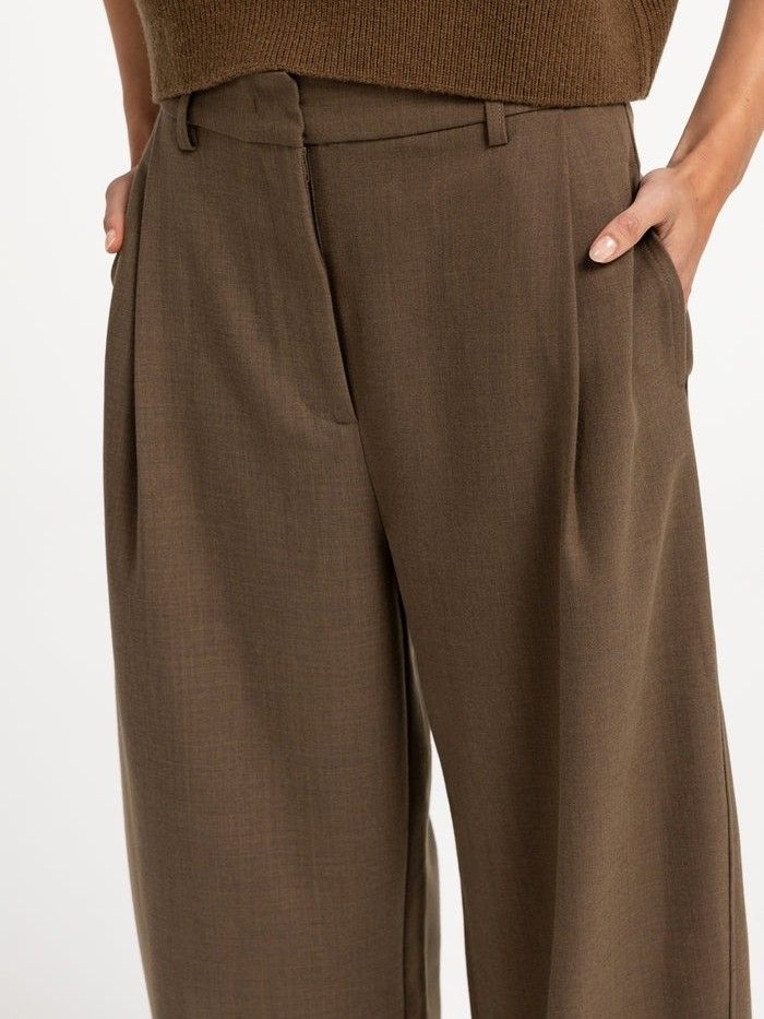 YAYA - BROEK - Bruin