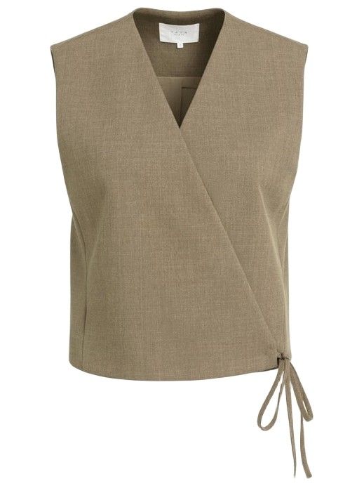 YAYA - GILET - Bruin