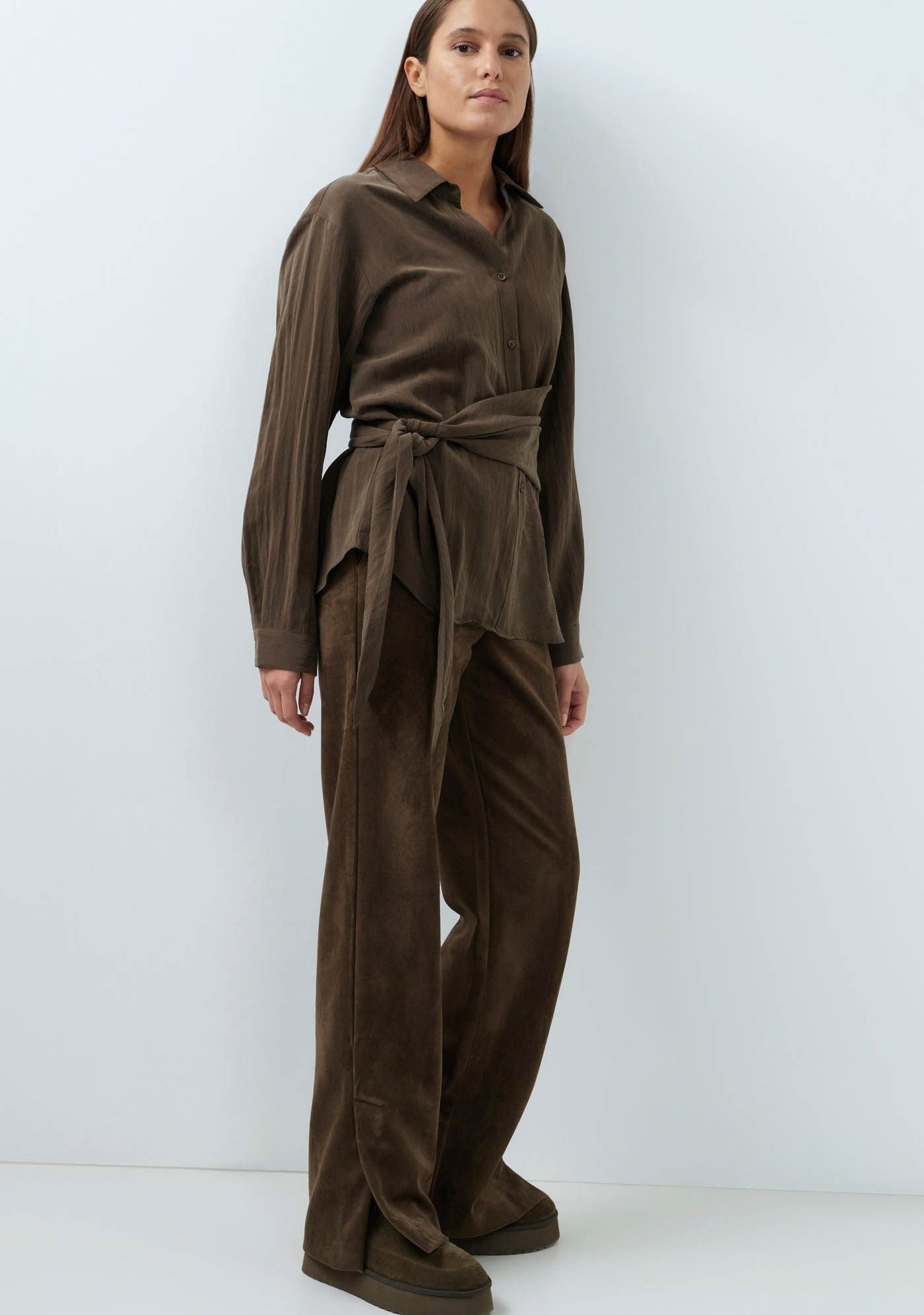 YAYA - BROEK - Bruin