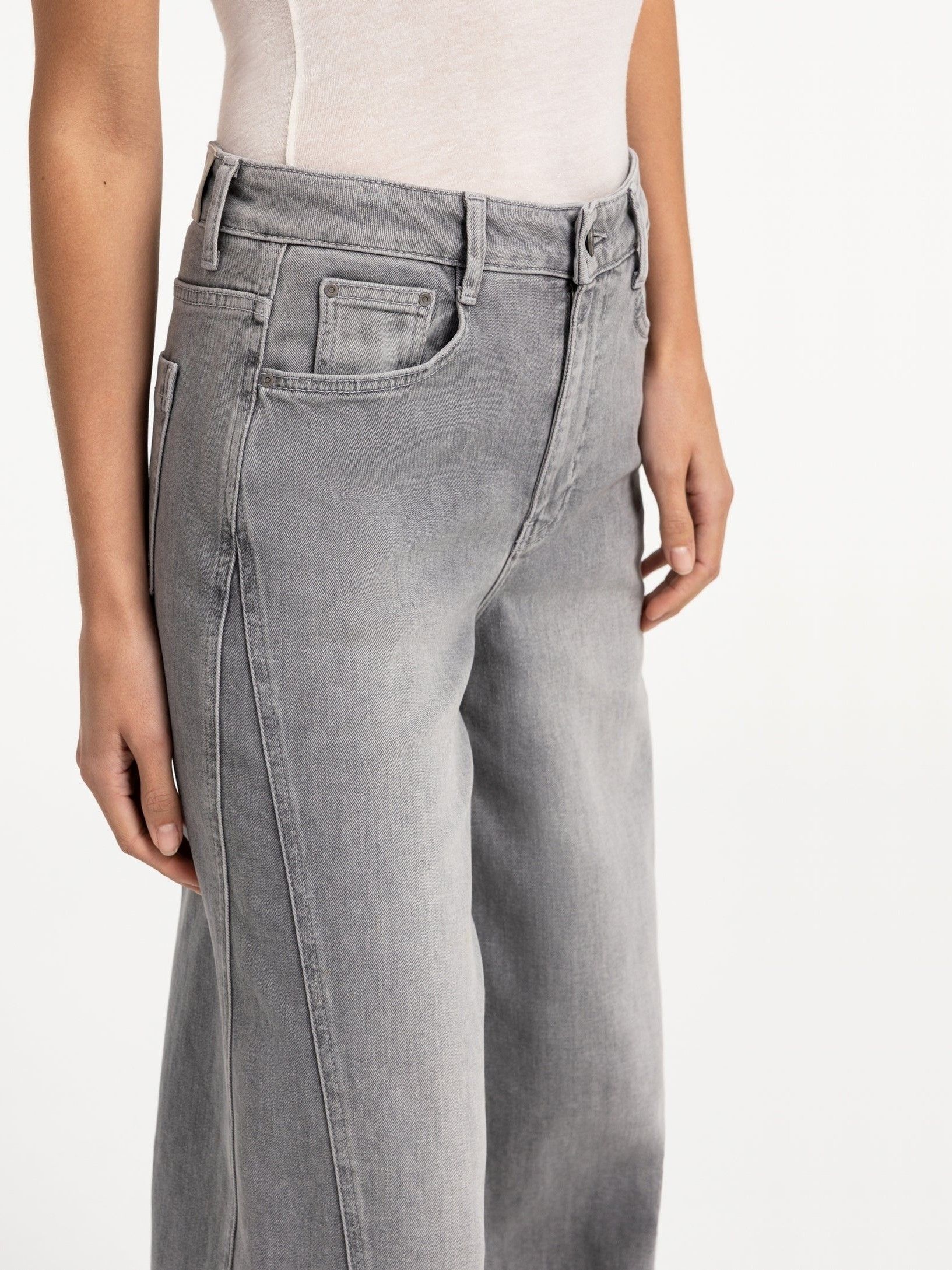 YAYA - JEANS - Grijs