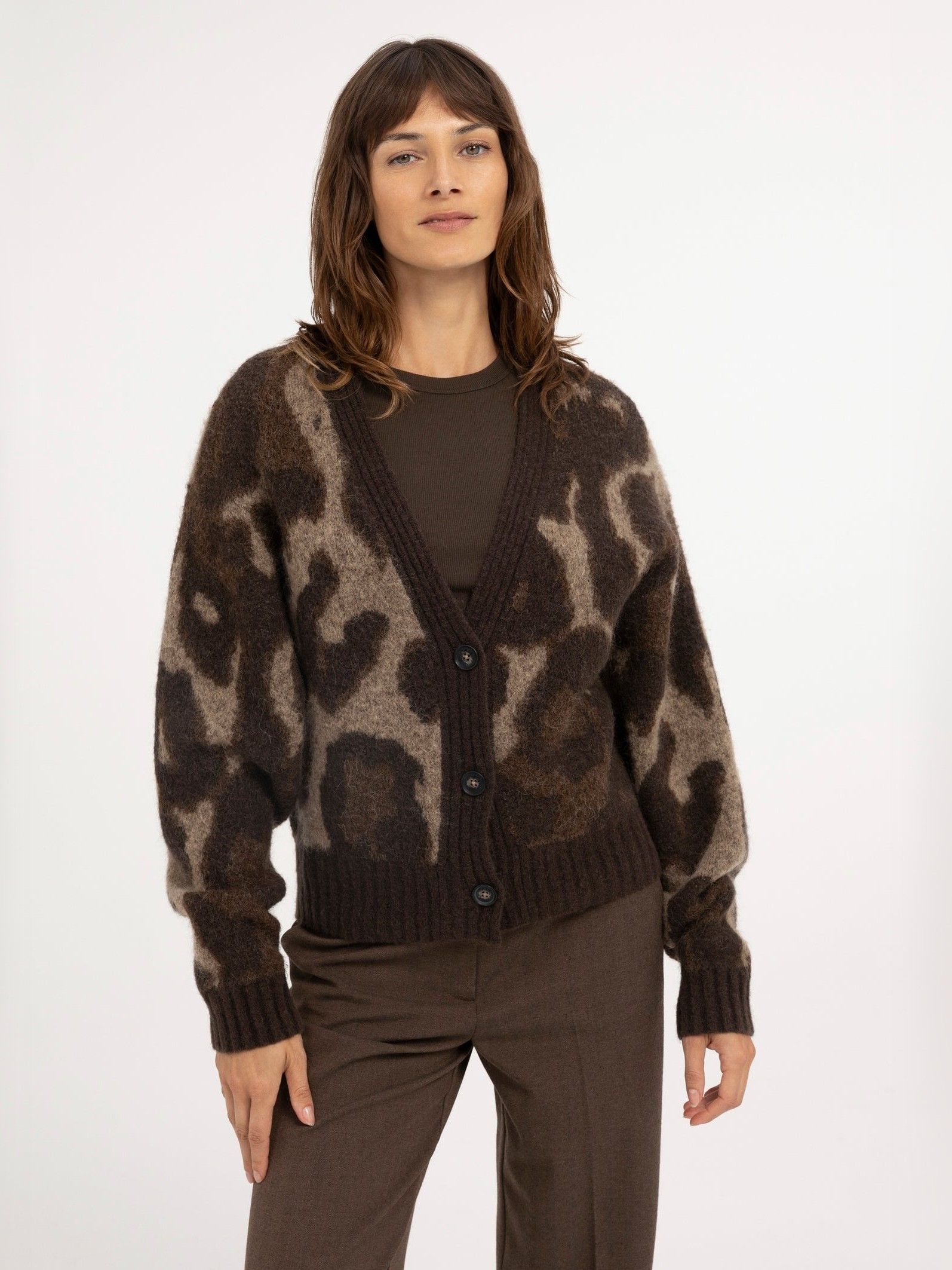 YAYA - VEST - Bruin