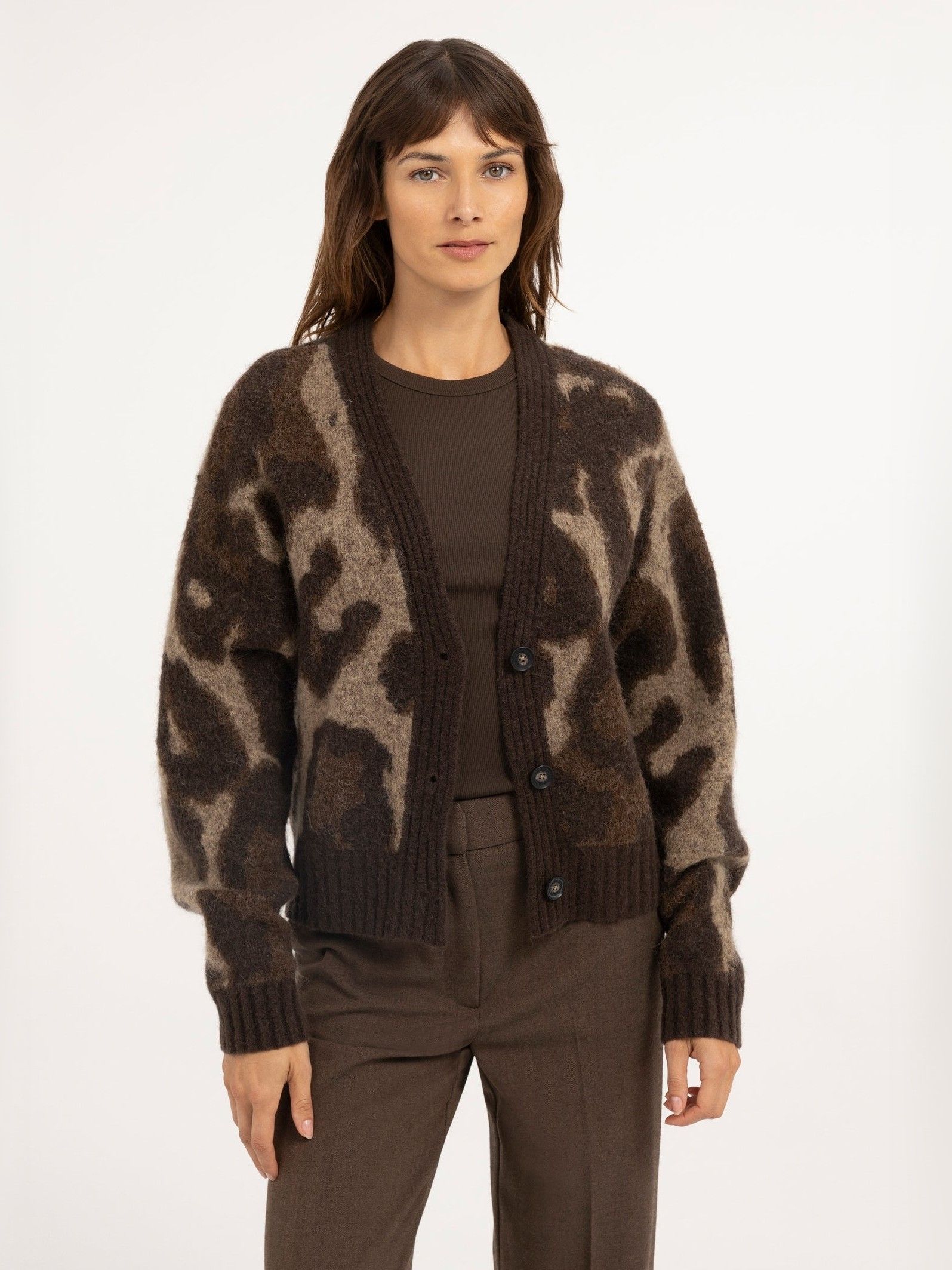 YAYA - VEST - Bruin