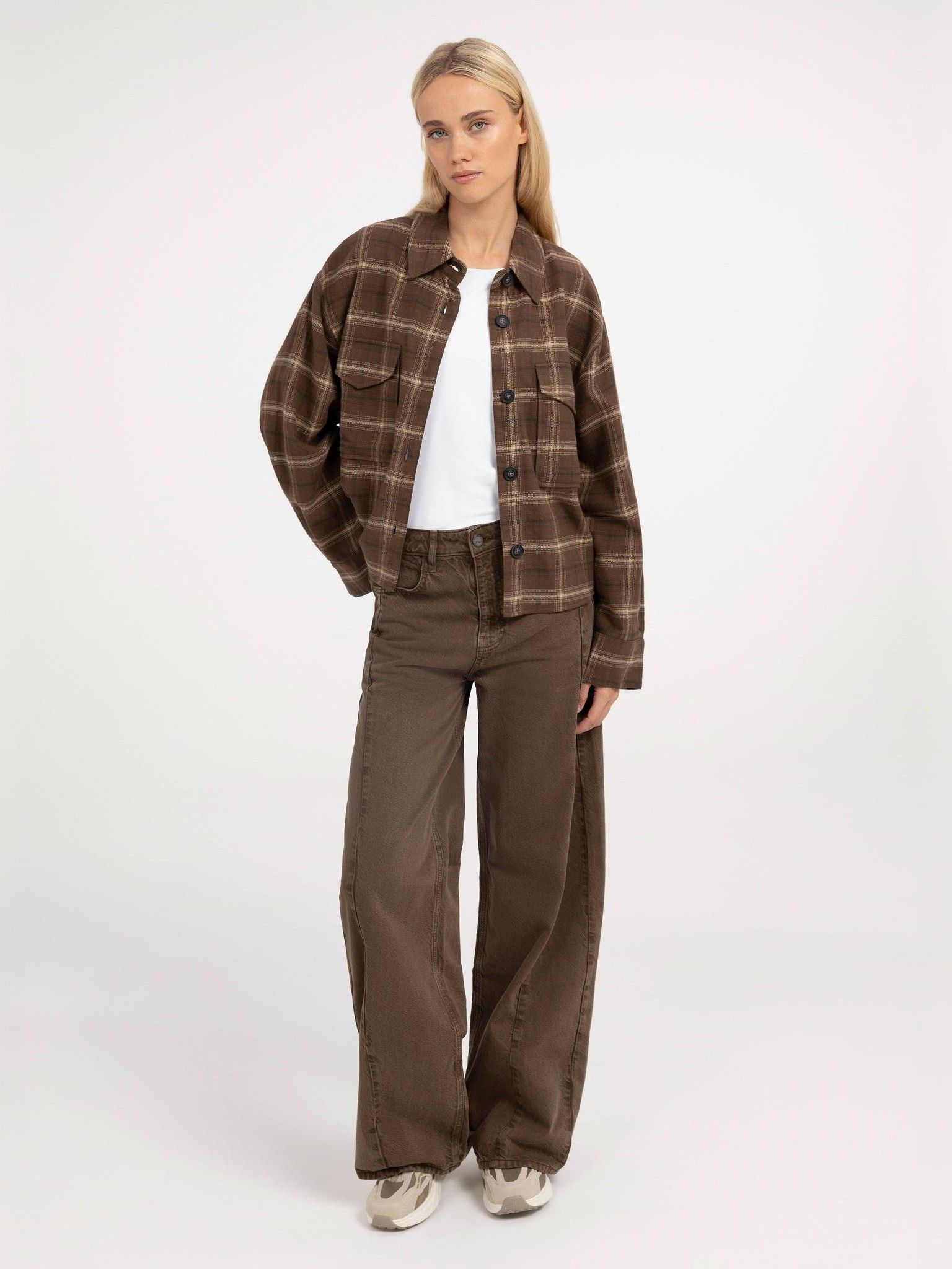 YAYA - BLOUSE - Bruin