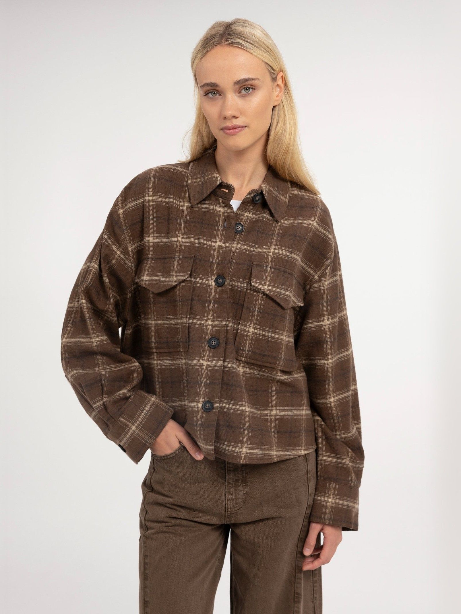 YAYA - BLOUSE - Bruin