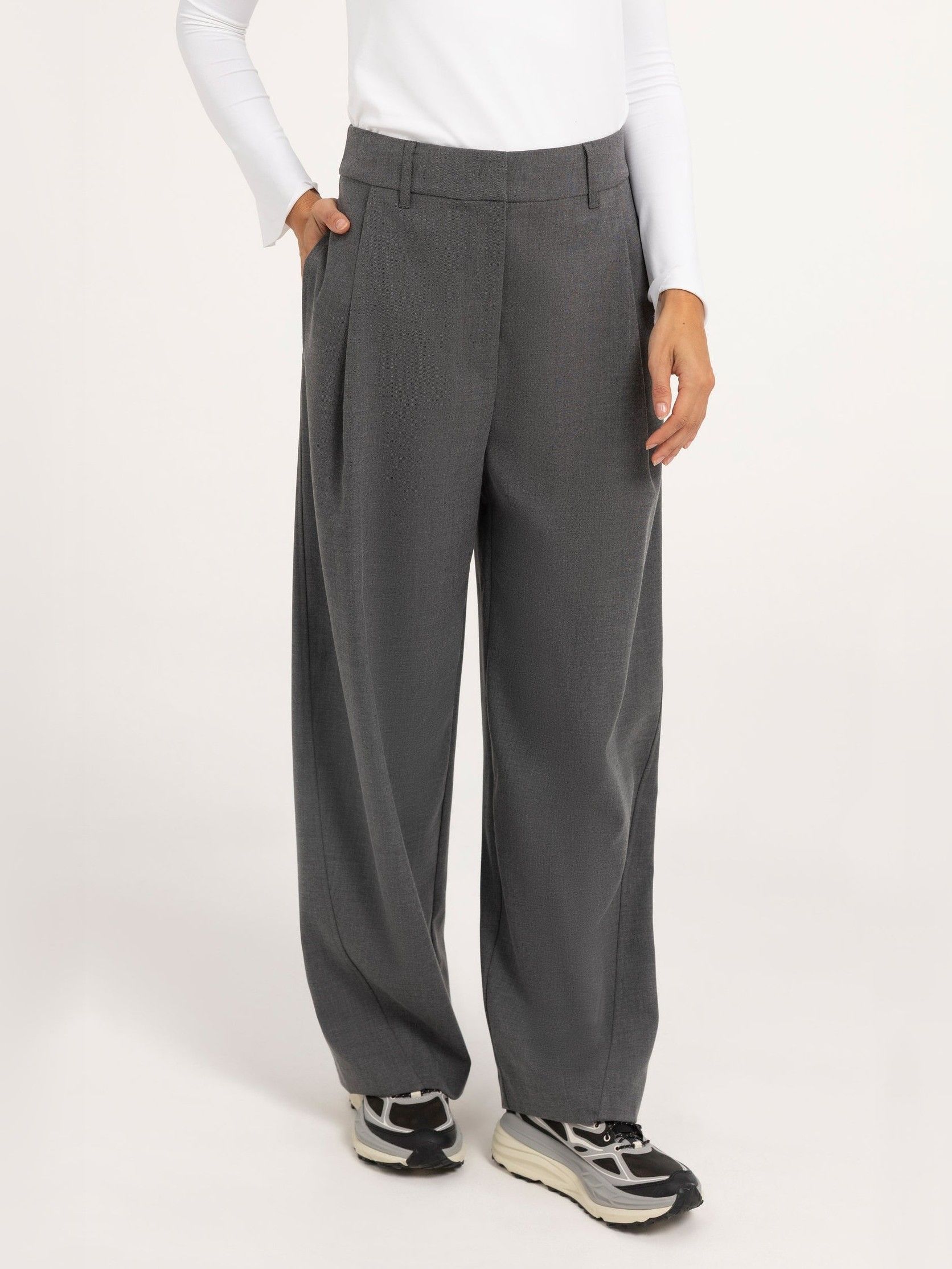 YAYA - BROEK - Grijs
