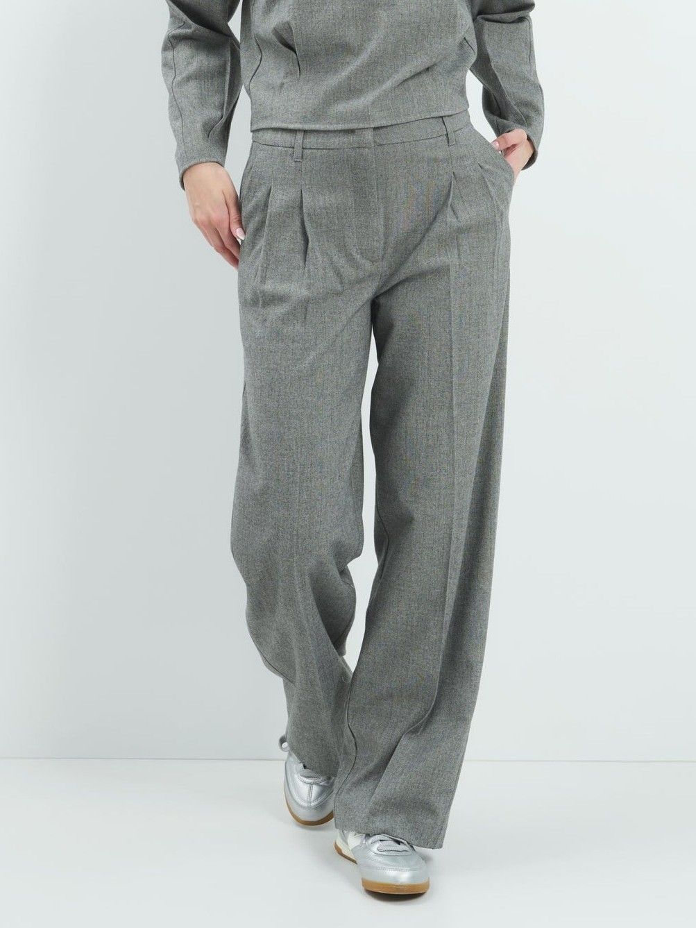YAYA - BROEK - Grijs