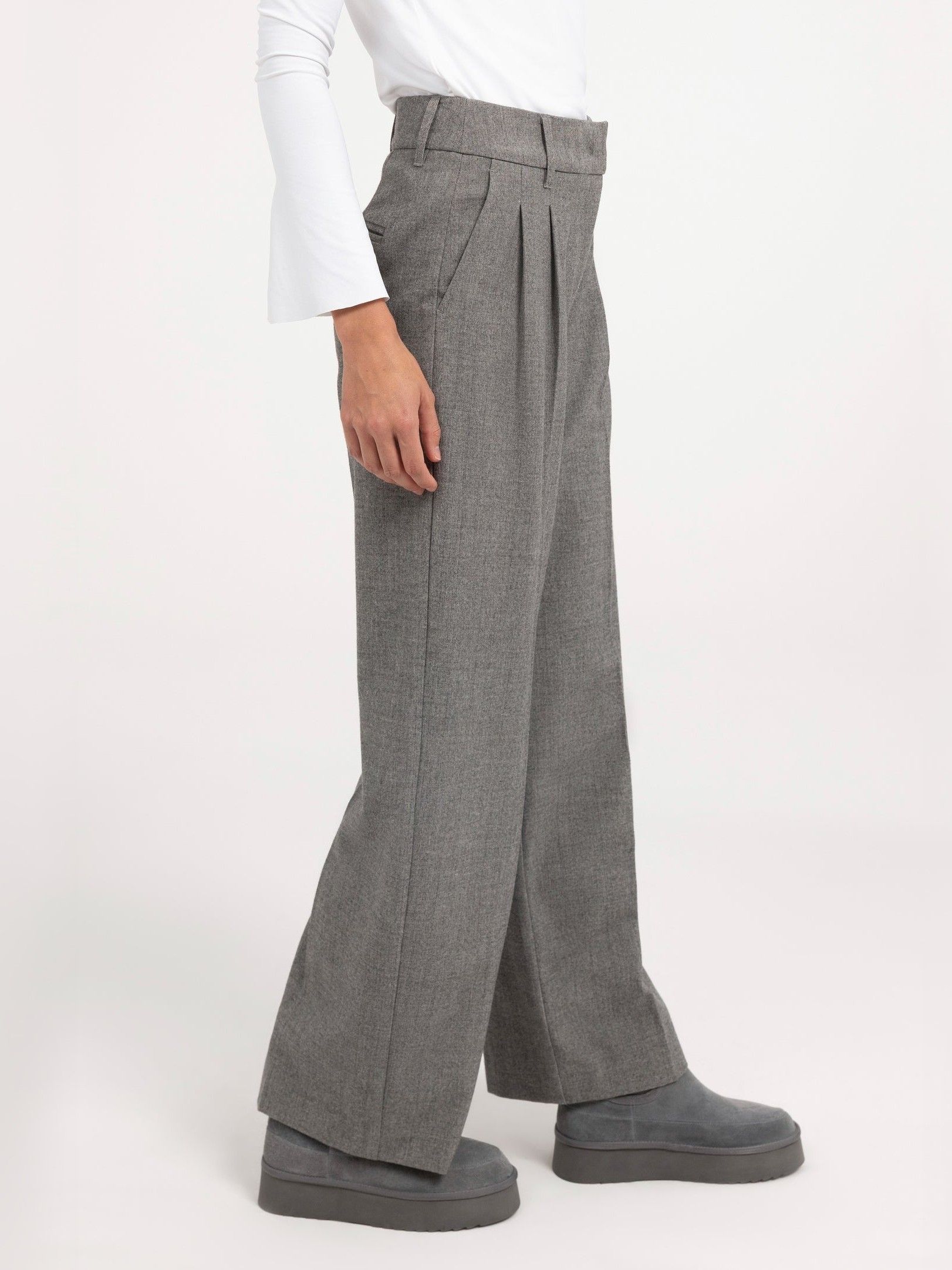 YAYA - BROEK - Grijs