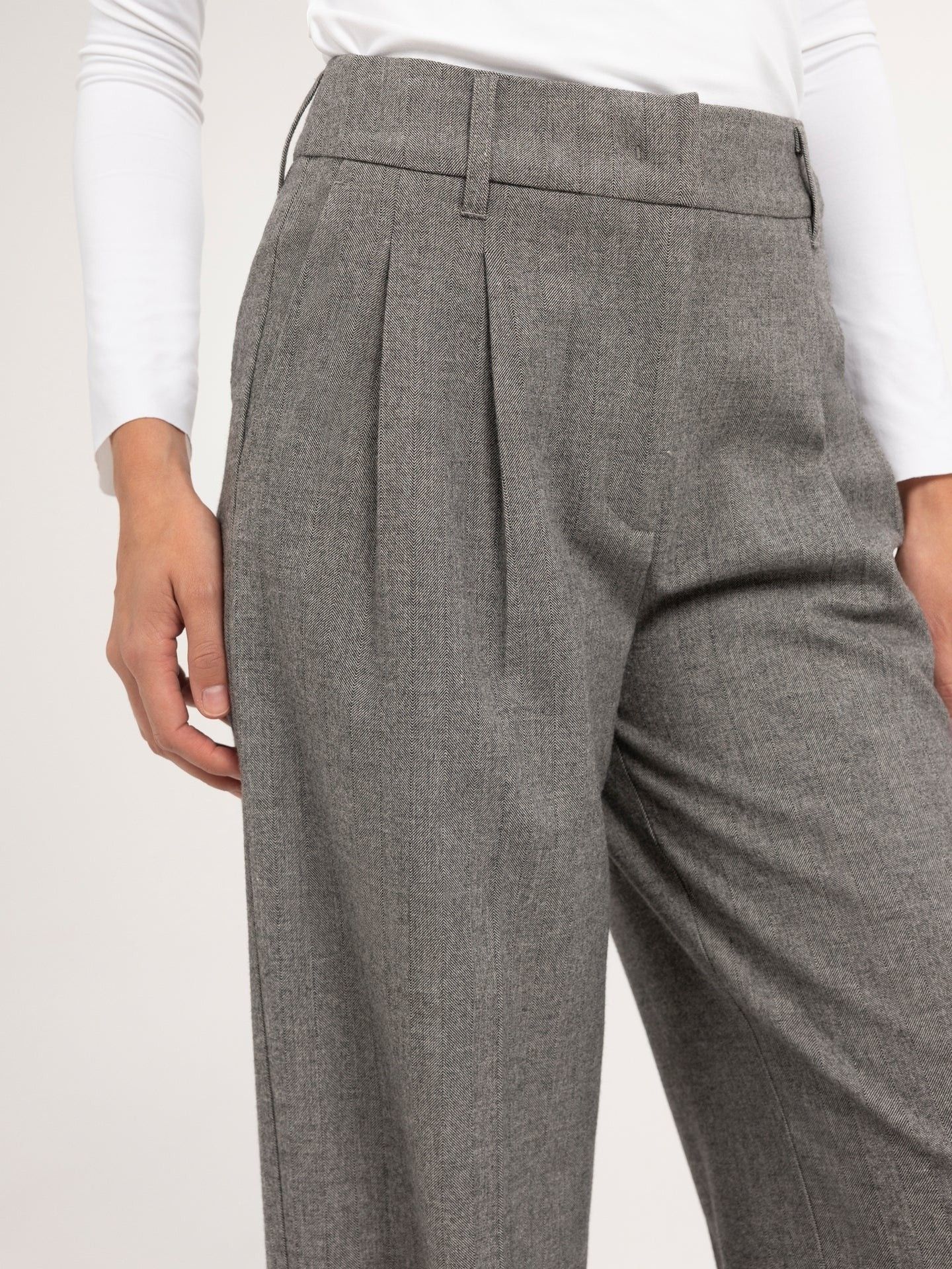 YAYA - BROEK - Grijs