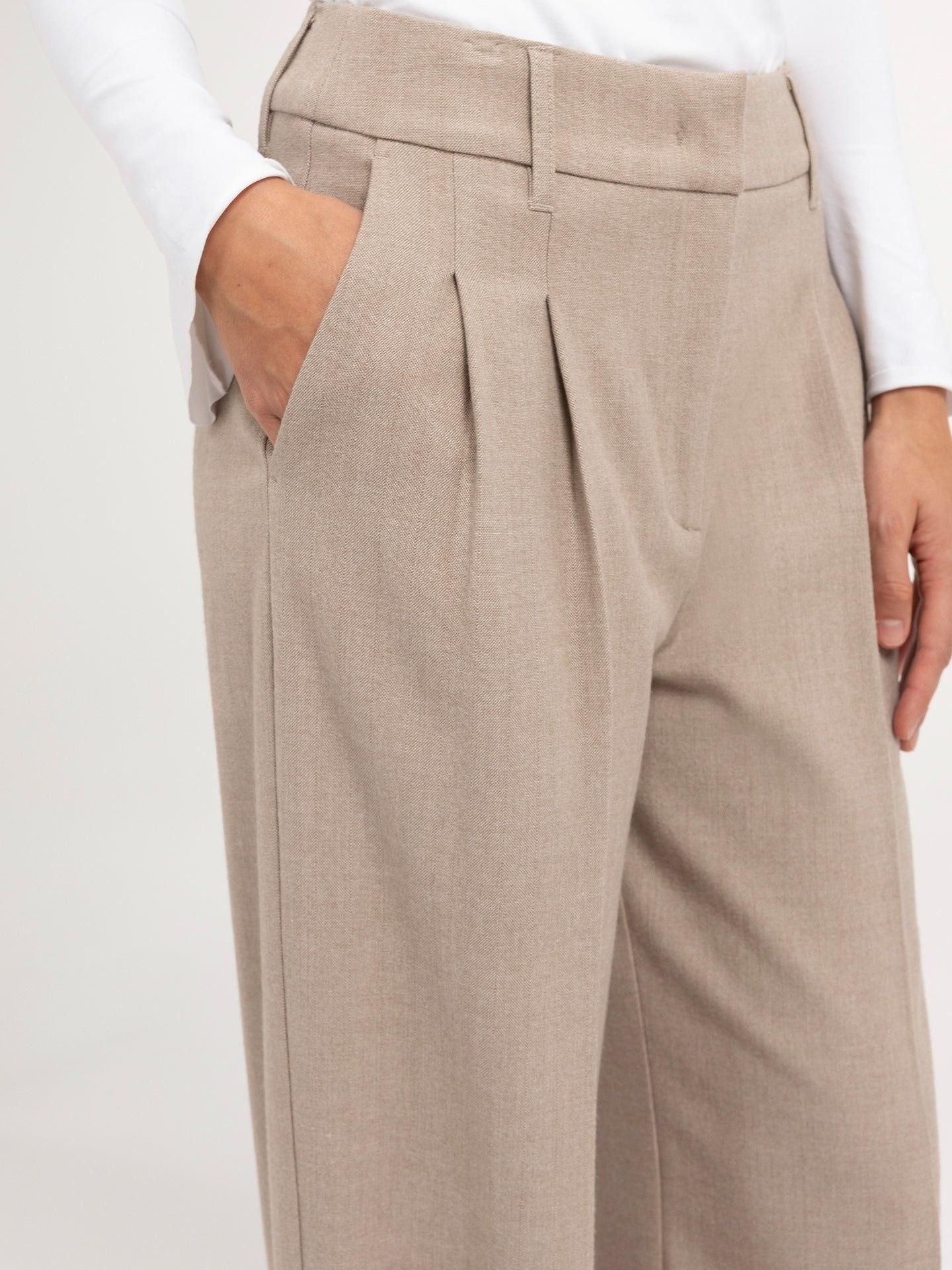YAYA - BROEK - Beige