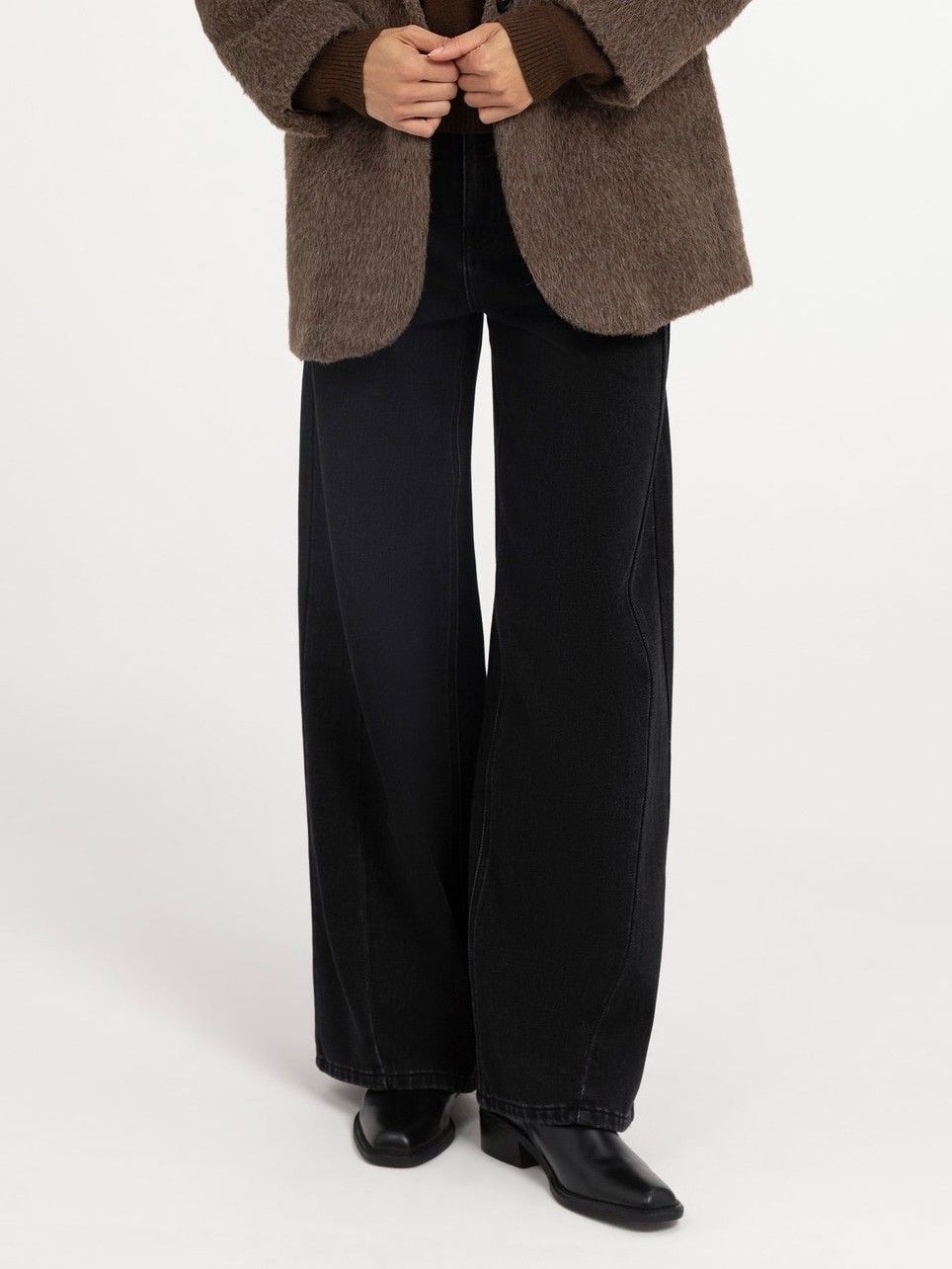YAYA - JEANS - Zwart