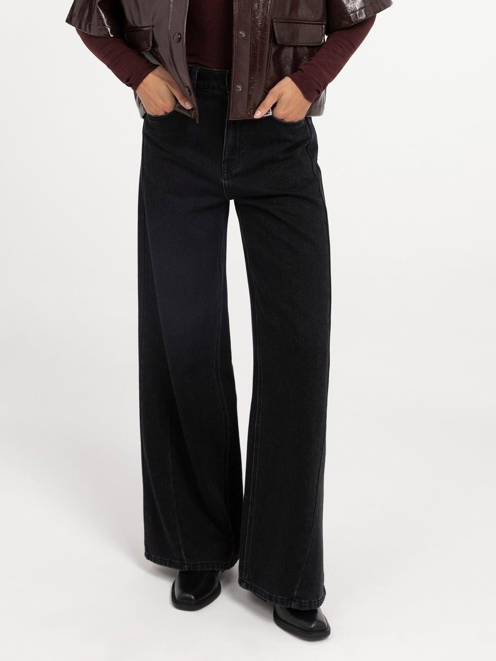 YAYA - JEANS - Zwart