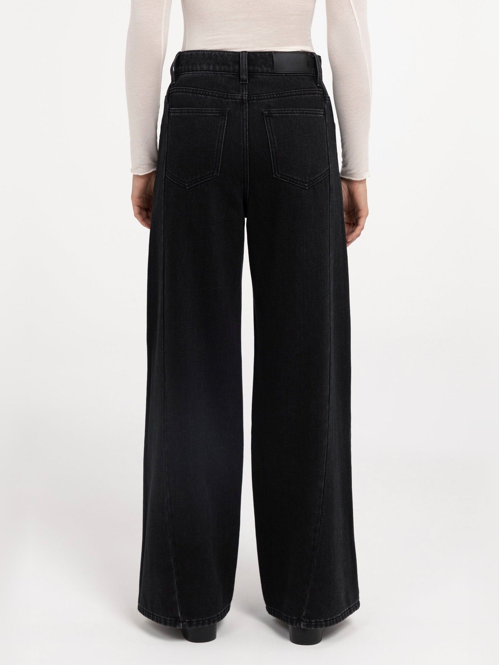 YAYA - JEANS - Zwart