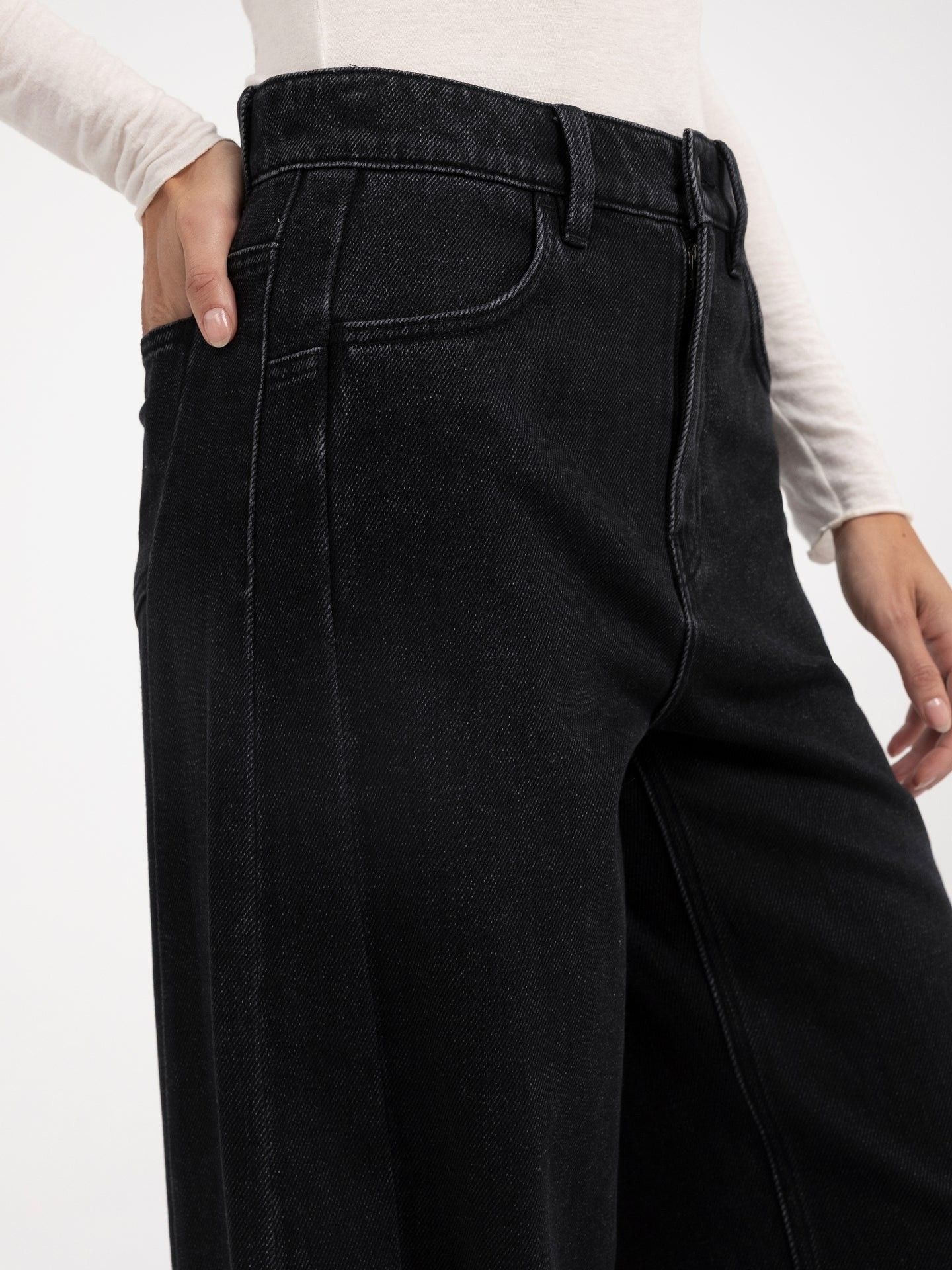 YAYA - JEANS - Zwart