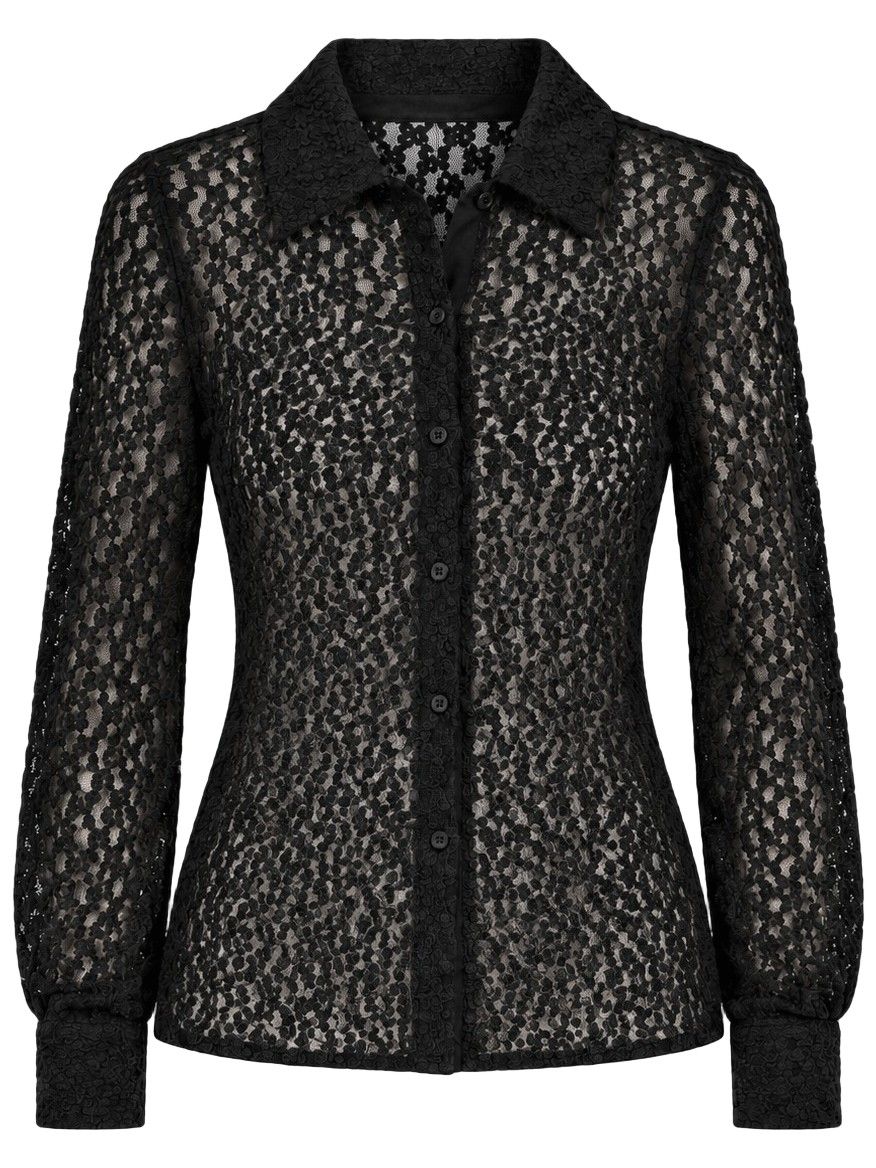 SELECTED FEMME - BLOUSE - Zwart