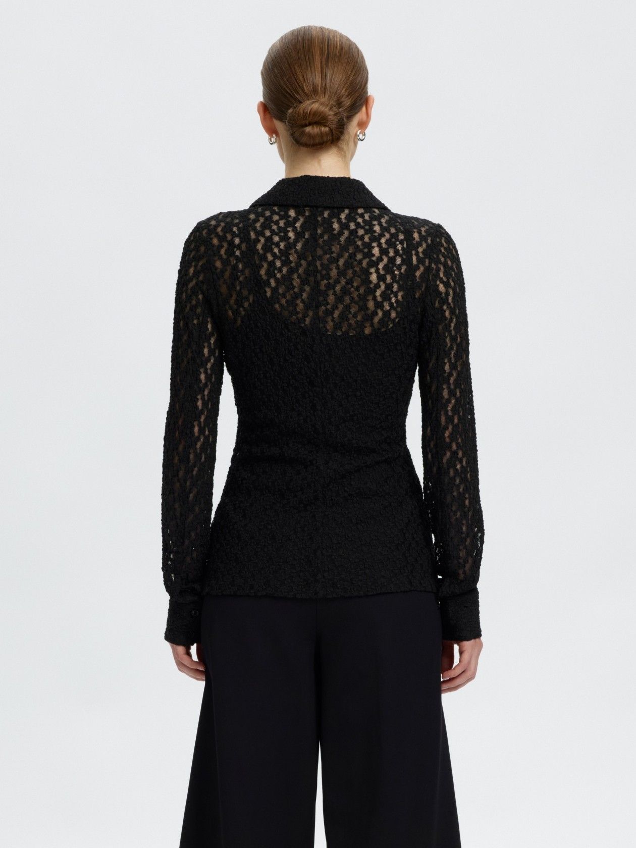 SELECTED FEMME - BLOUSE - Zwart