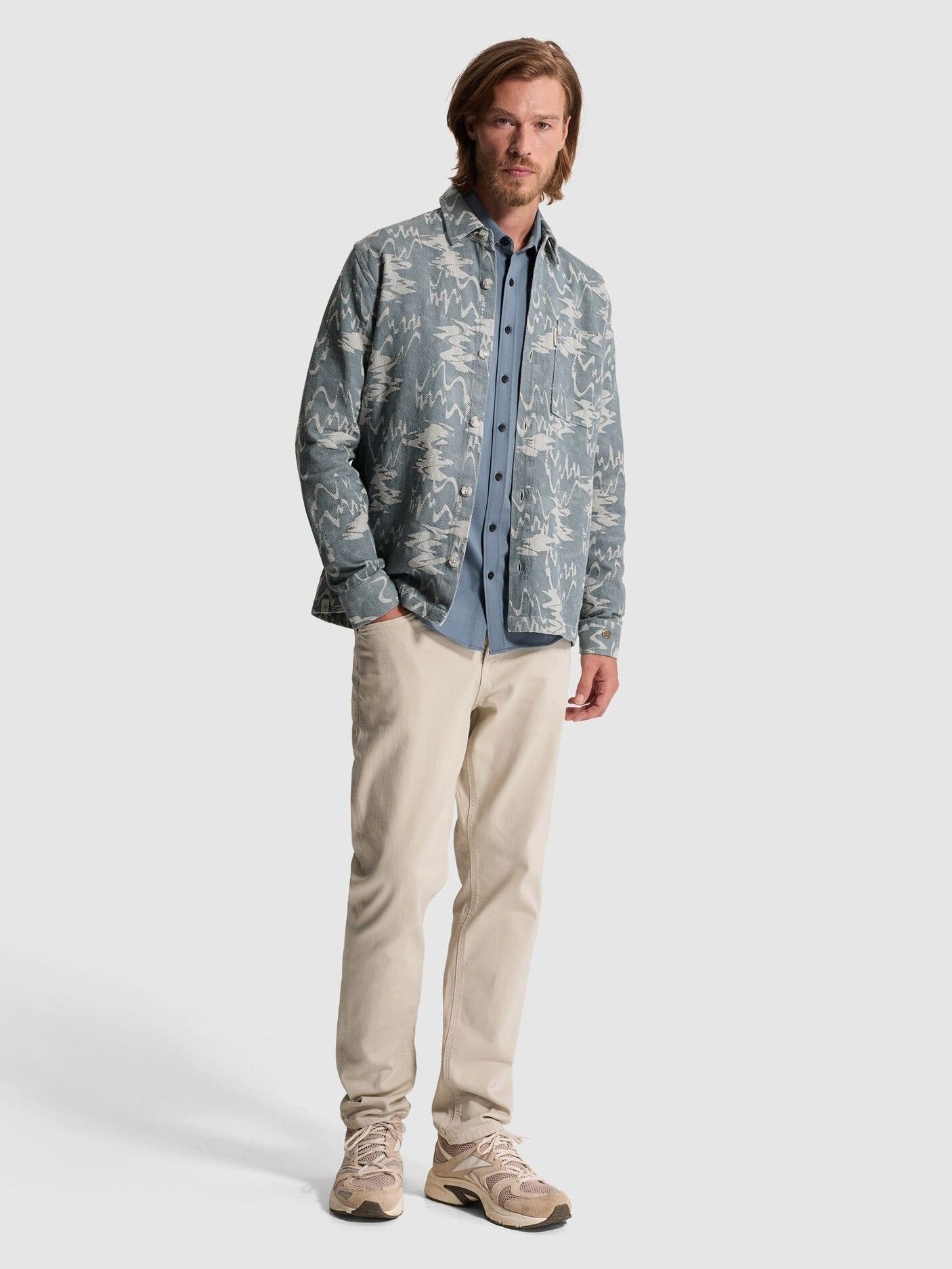 CAST IRON - OVERSHIRT - Blauw