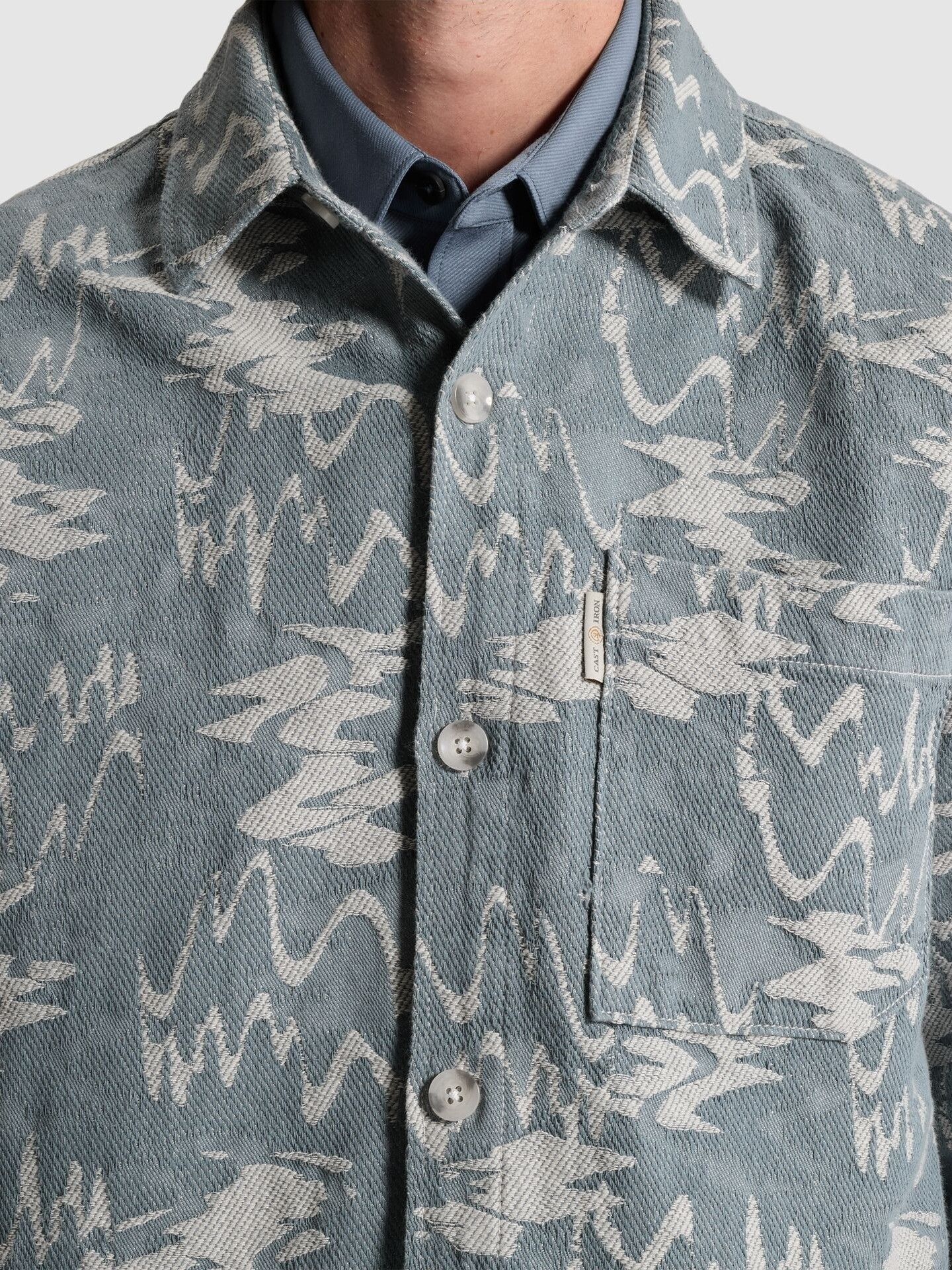 CAST IRON - OVERSHIRT - Blauw