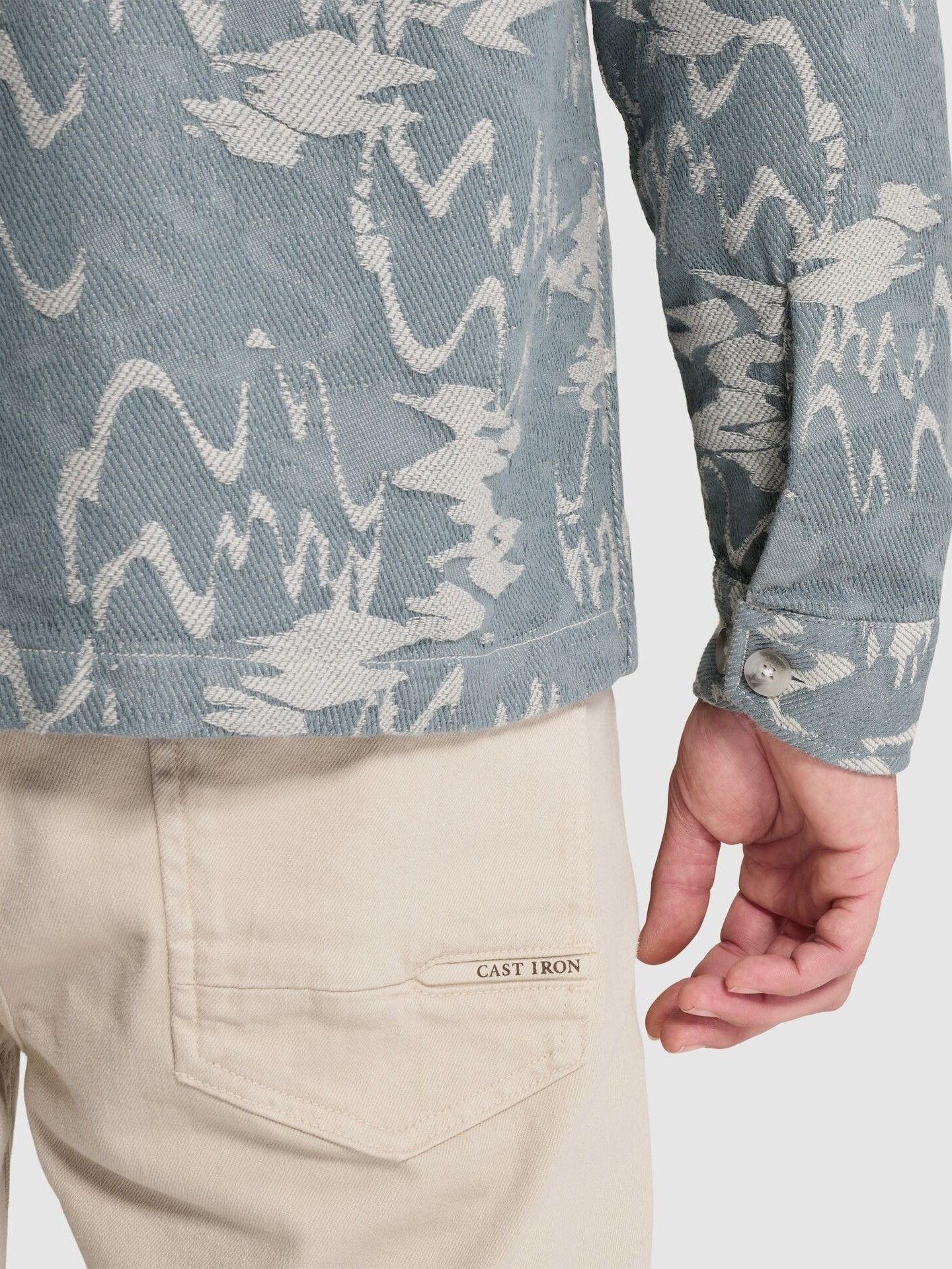 CAST IRON - OVERSHIRT - Blauw