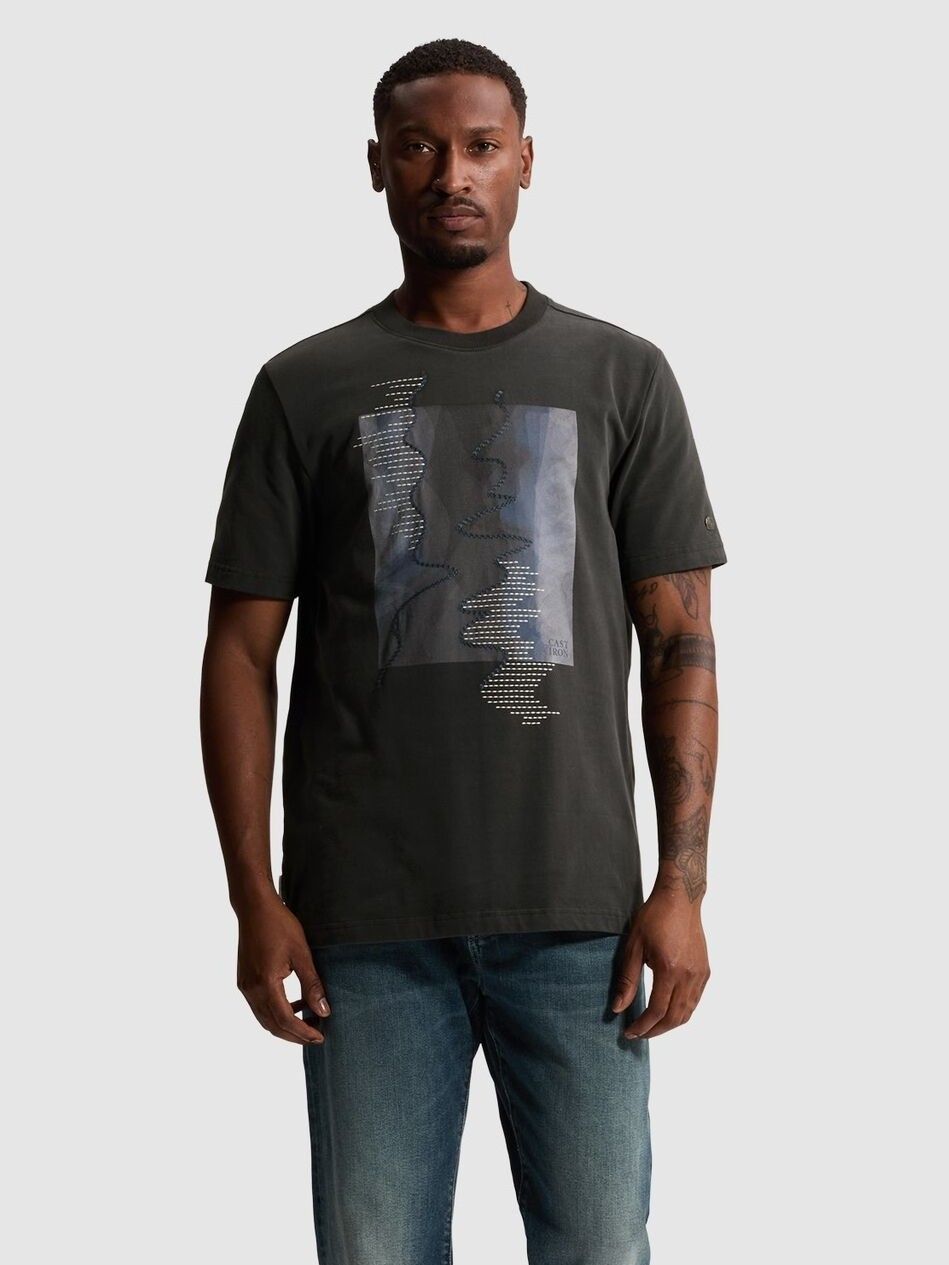 CAST IRON - TSHIRT - Zwart