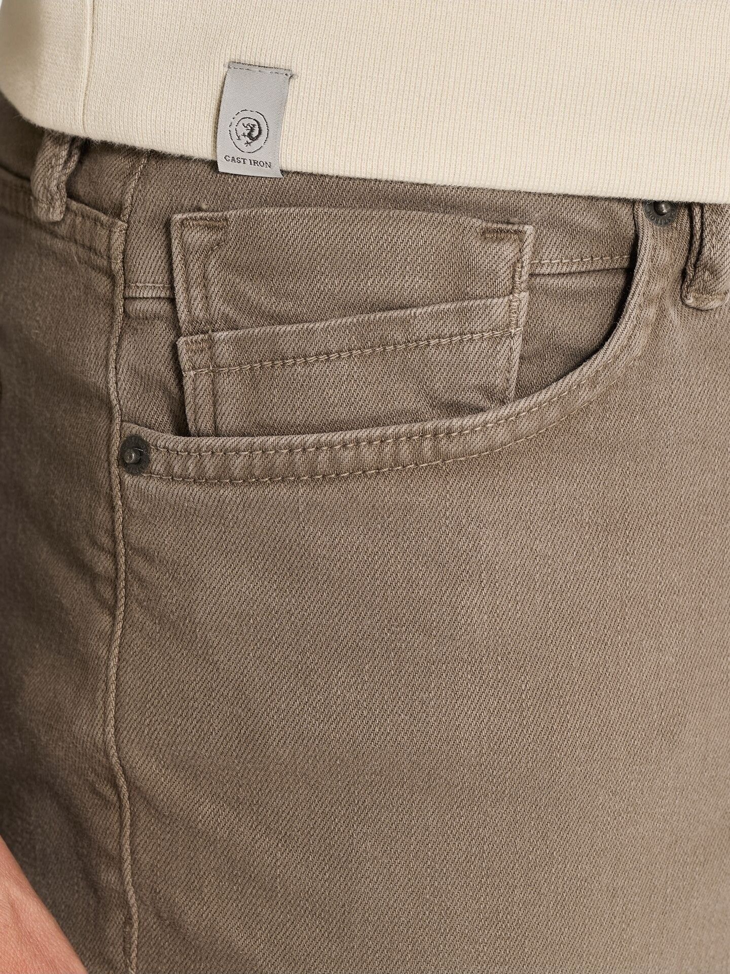 CAST IRON - JEANS - Bruin