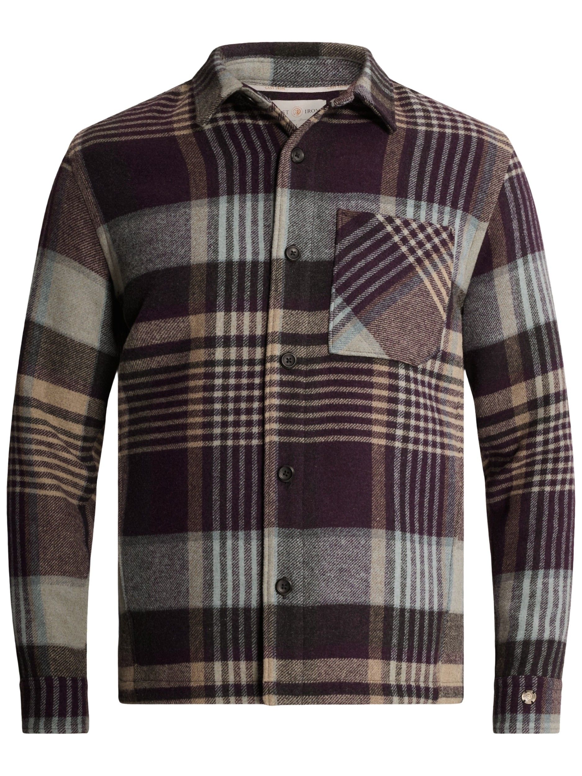 CAST IRON - OVERSHIRT - Paars