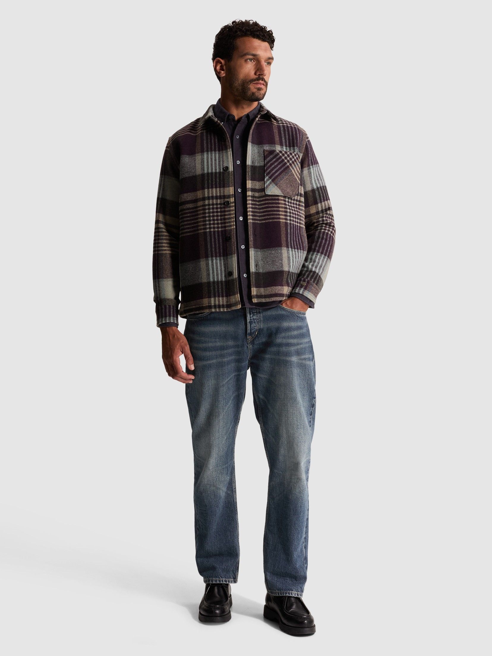 CAST IRON - OVERSHIRT - Paars