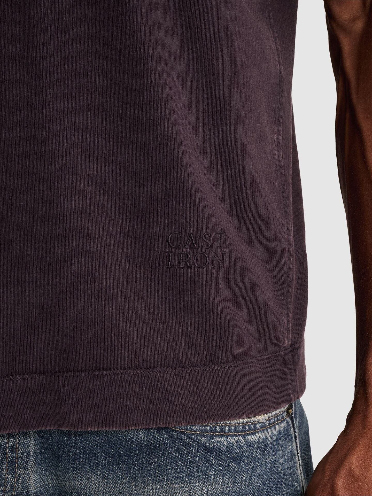 CAST IRON - TSHIRT - Paars