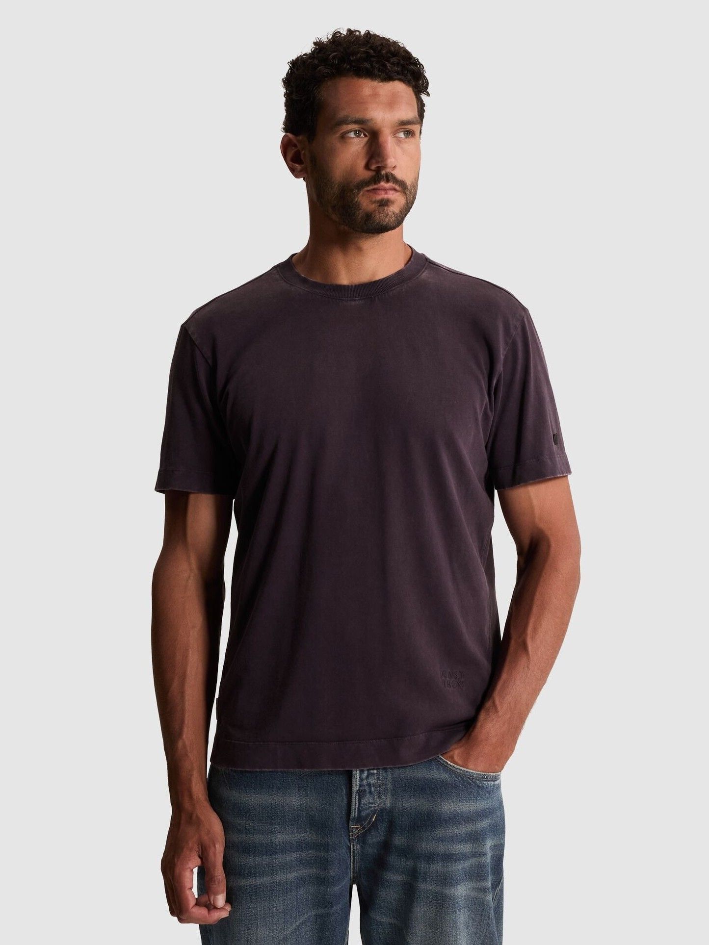 CAST IRON - TSHIRT - Paars