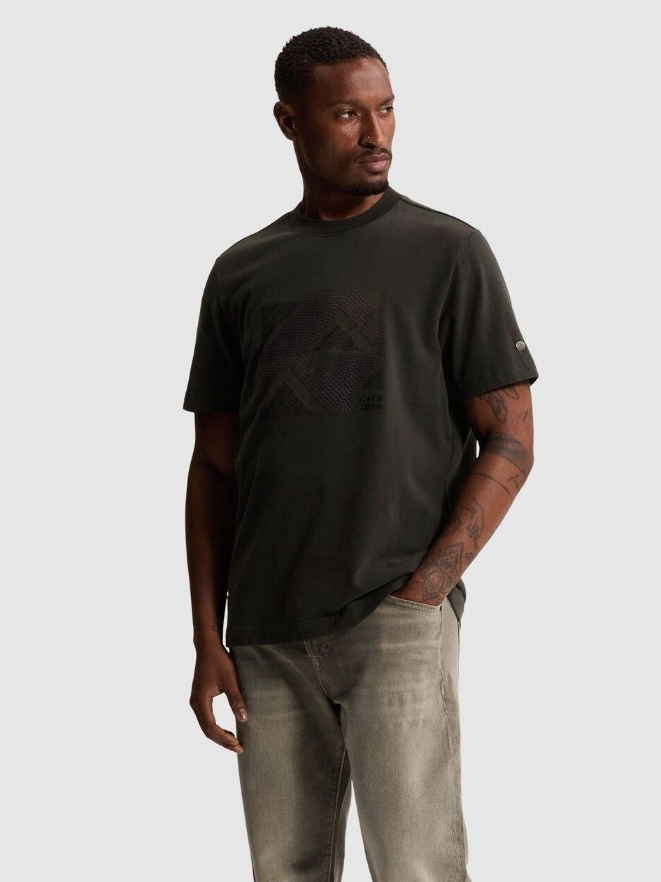 CAST IRON - TSHIRT - Zwart
