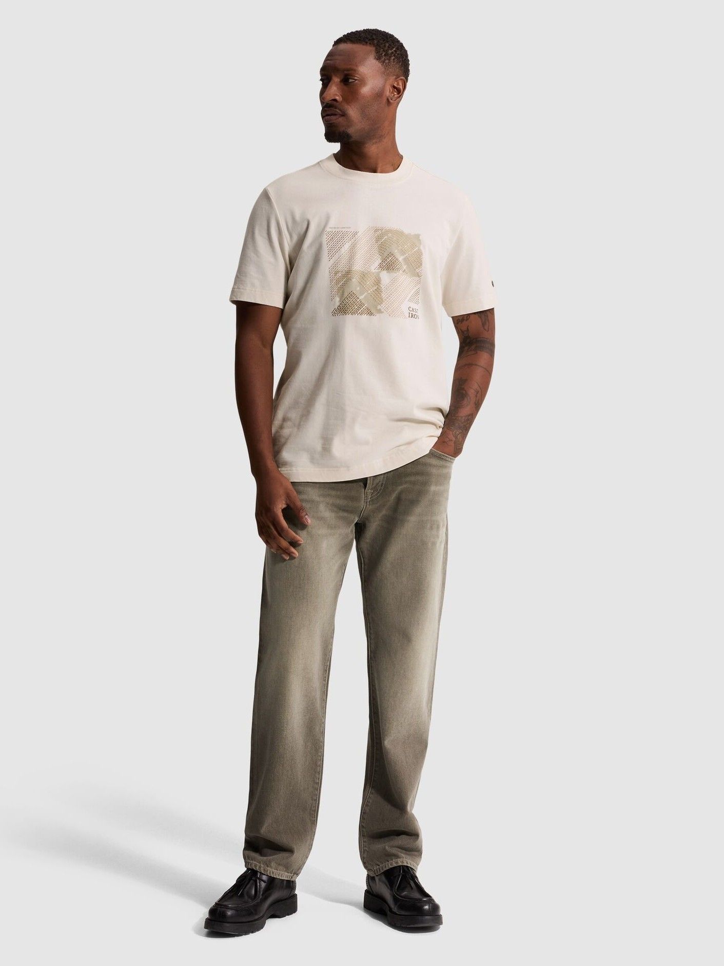 CAST IRON - TSHIRT - Off white