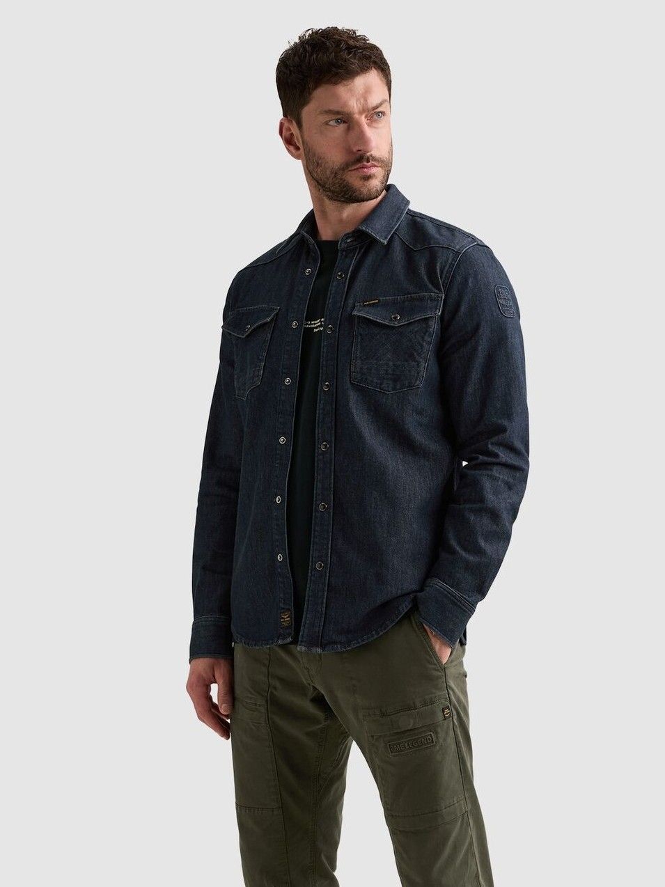 PME LEGEND - OVERHEMD - Blauw