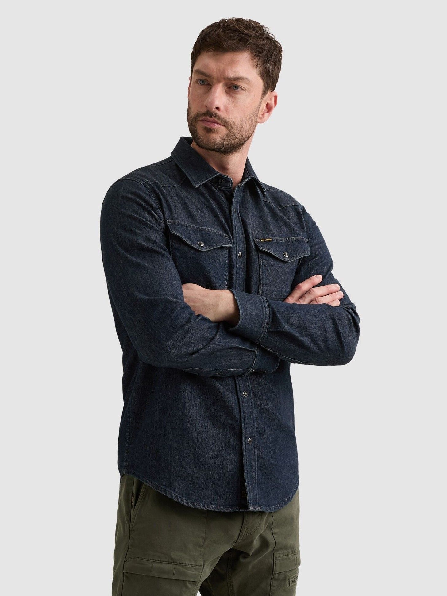 PME LEGEND - OVERHEMD - Blauw