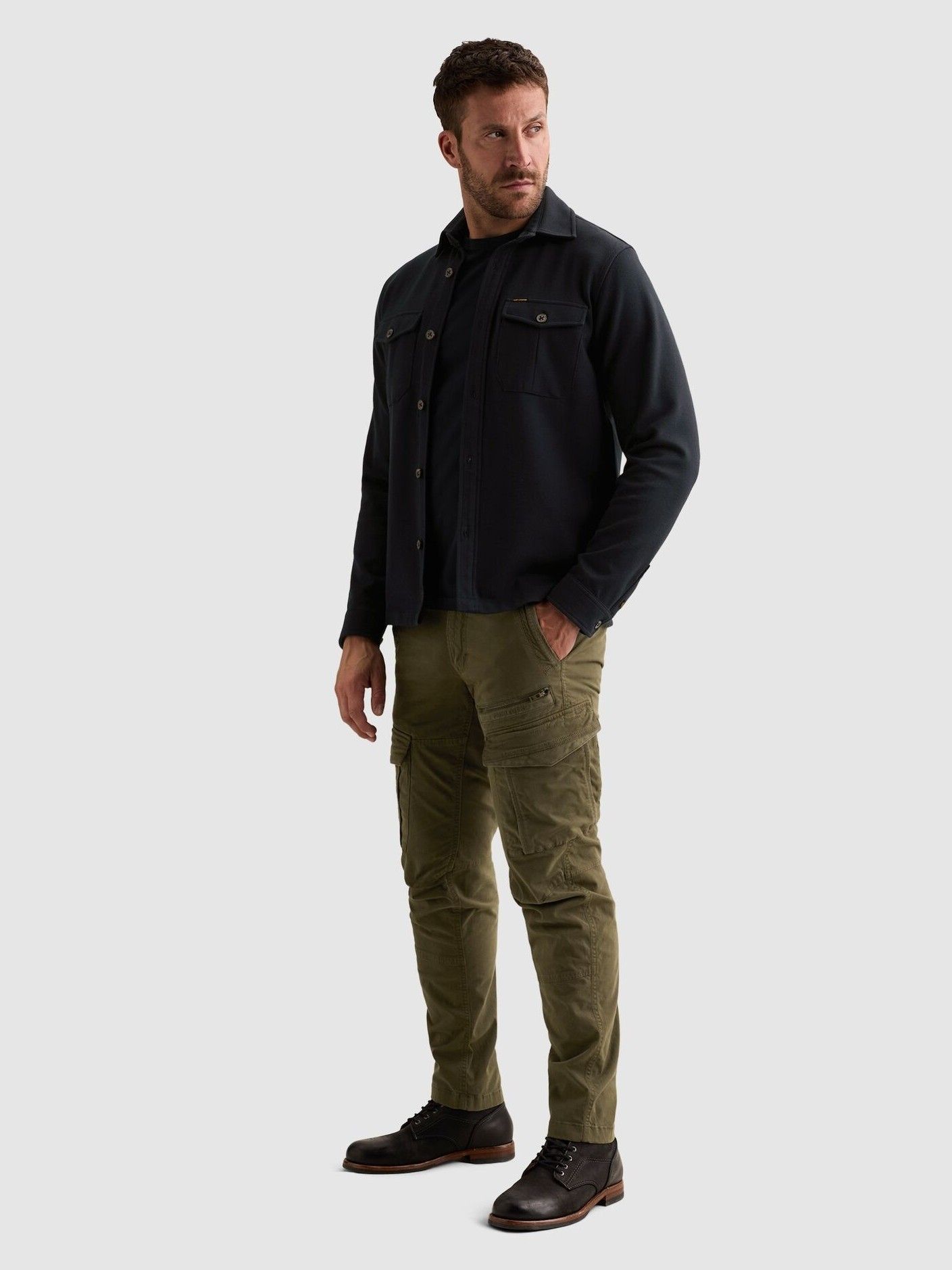 PME LEGEND - OVERSHIRT - Blauw