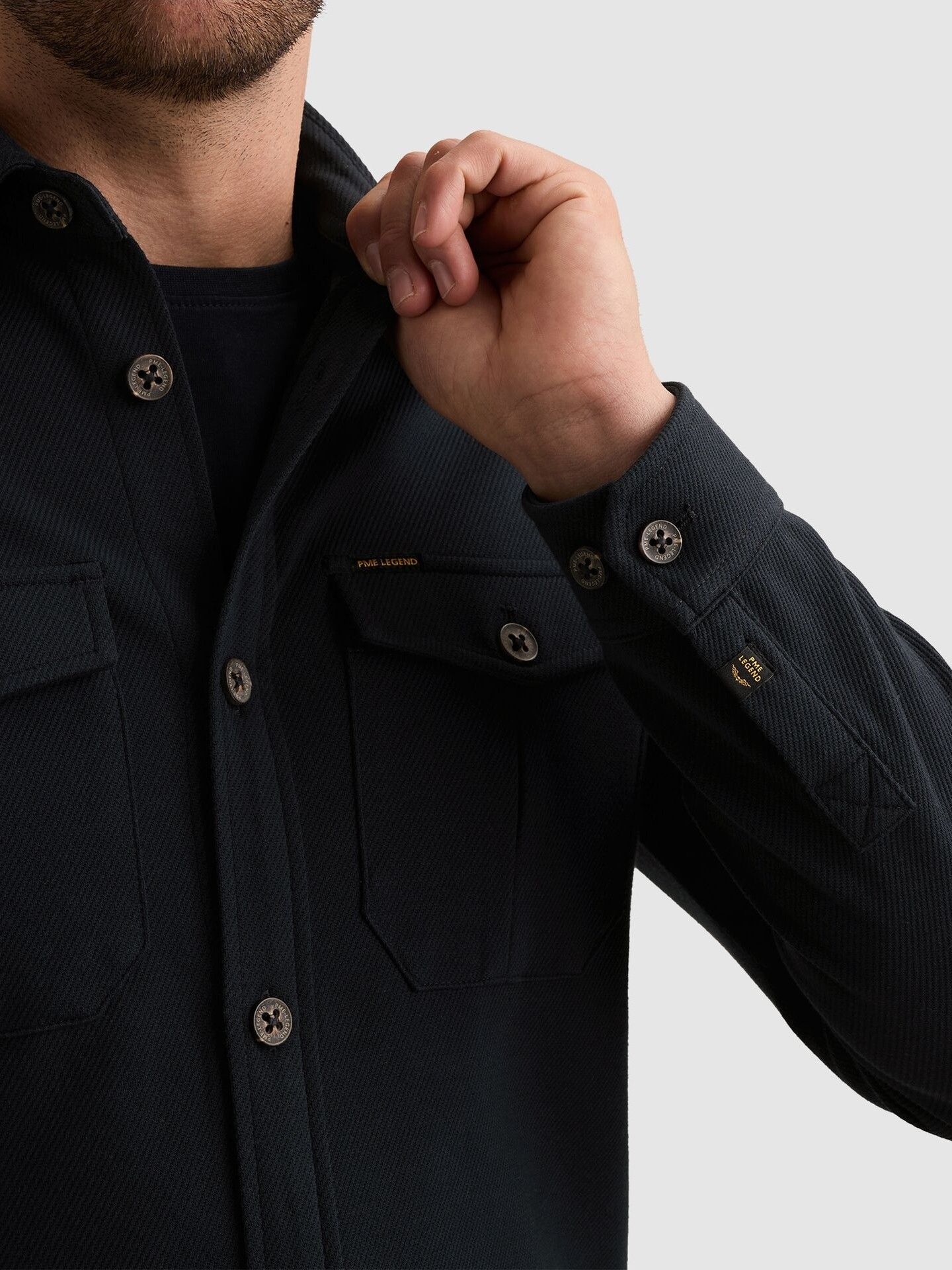 PME LEGEND - OVERSHIRT - Blauw
