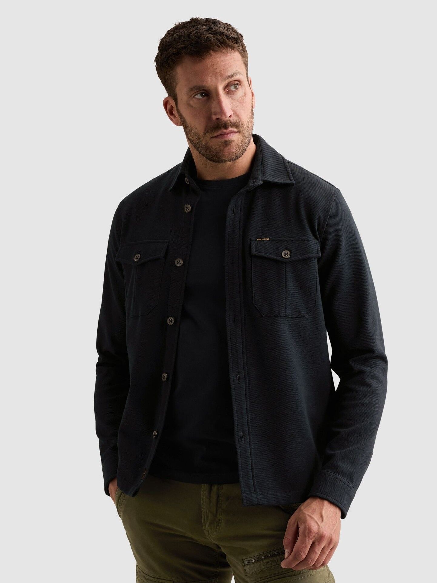 PME LEGEND - OVERSHIRT - Blauw