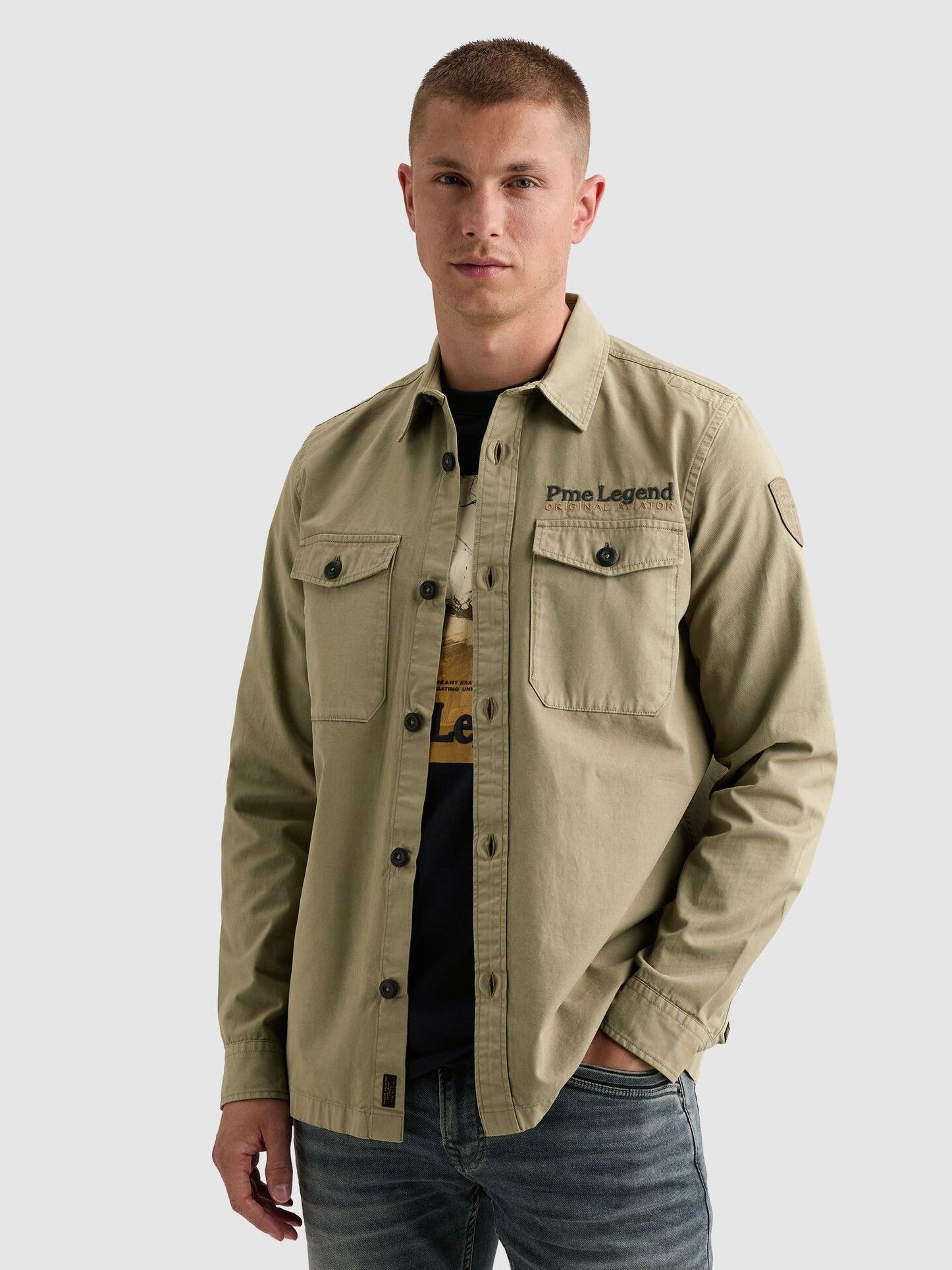 PME LEGEND - OVERHEMD - Groen