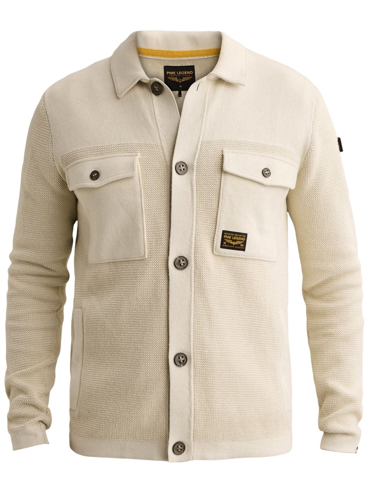 PME LEGEND - OVERSHIRT - Off white