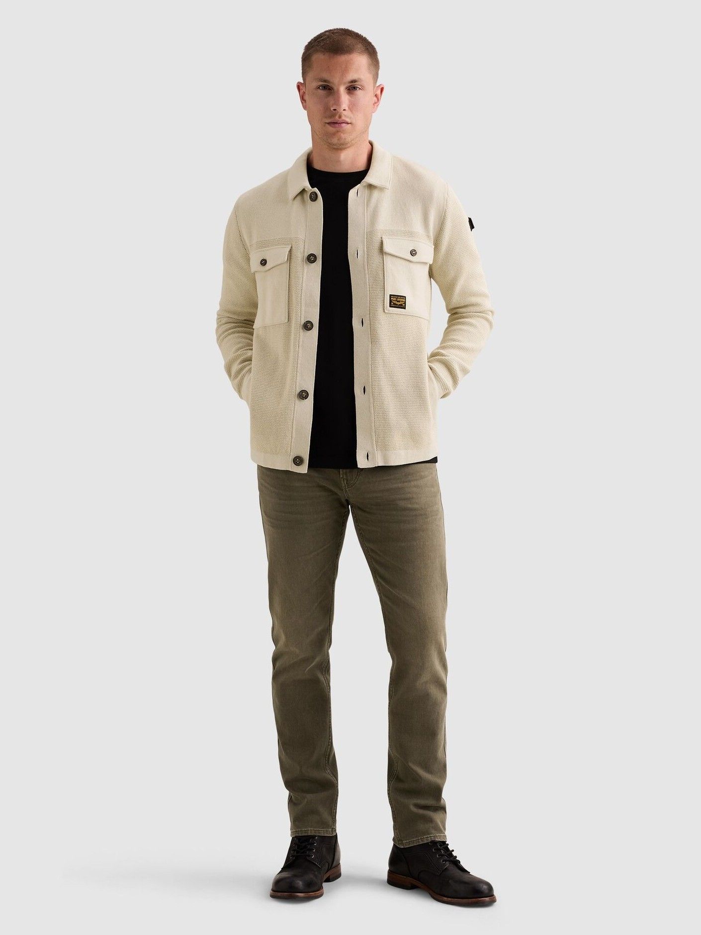PME LEGEND - OVERSHIRT - Off white