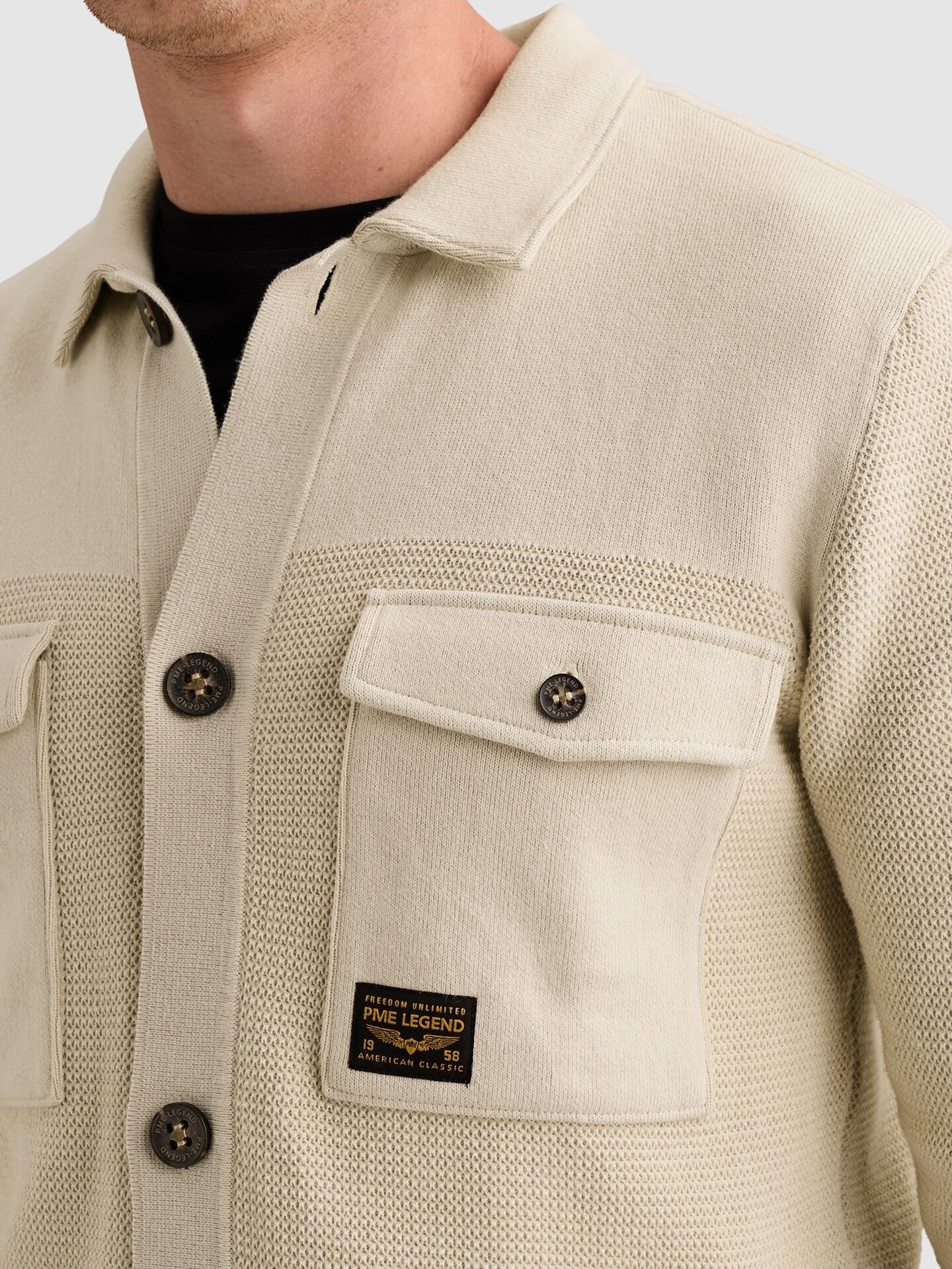 PME LEGEND - OVERSHIRT - Off white