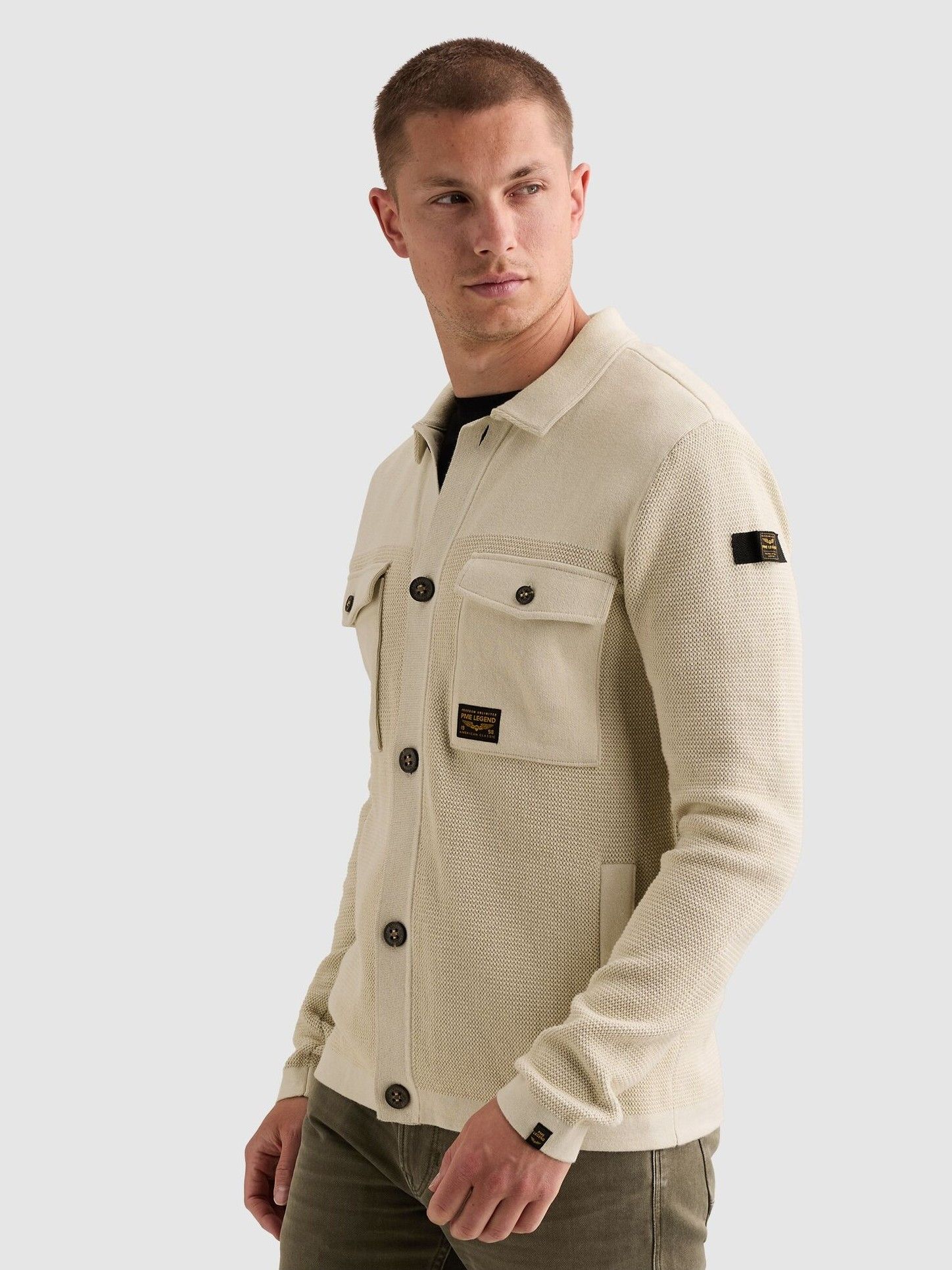 PME LEGEND - OVERSHIRT - Off white