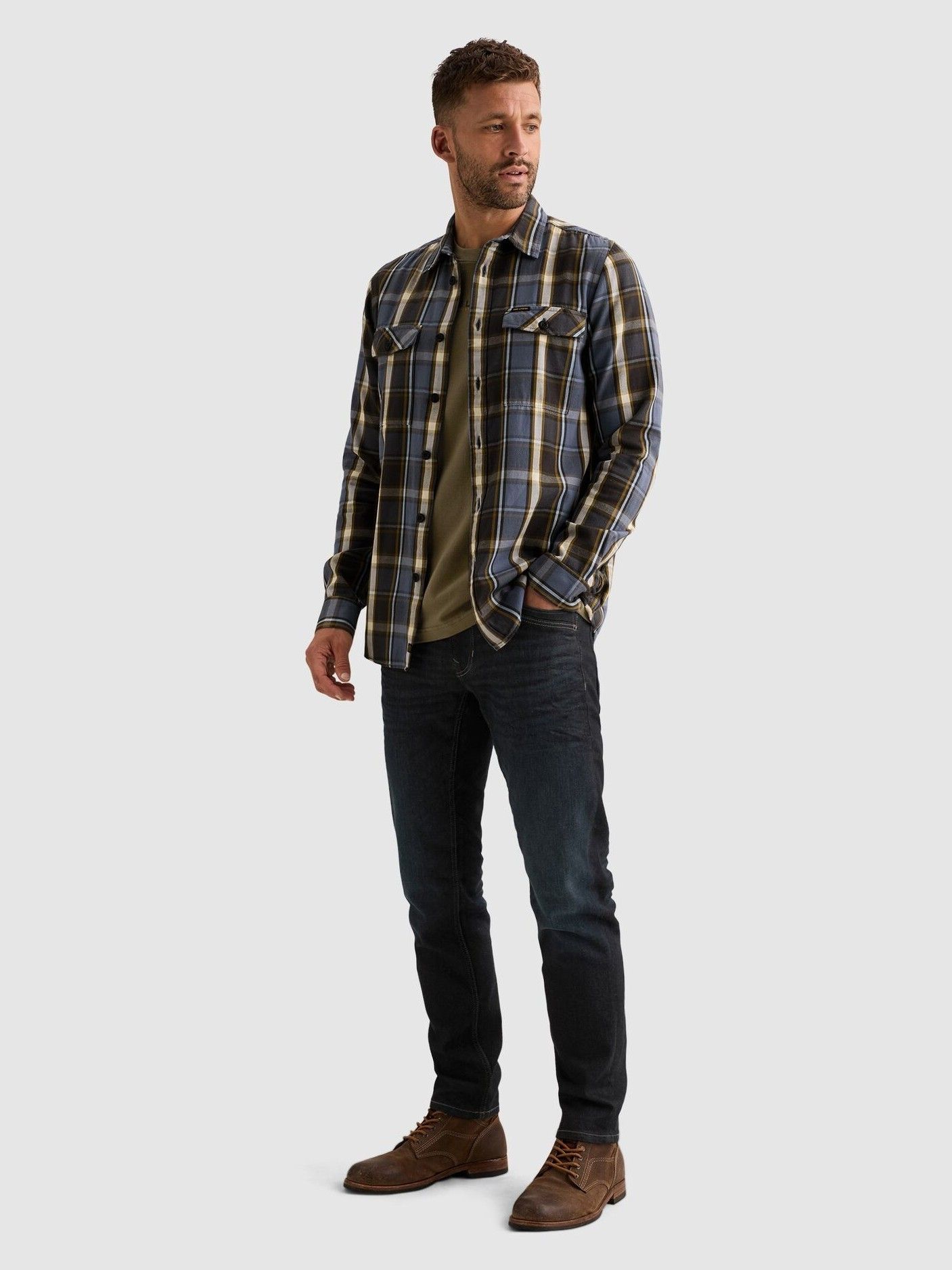 PME LEGEND - OVERHEMD - Blauw
