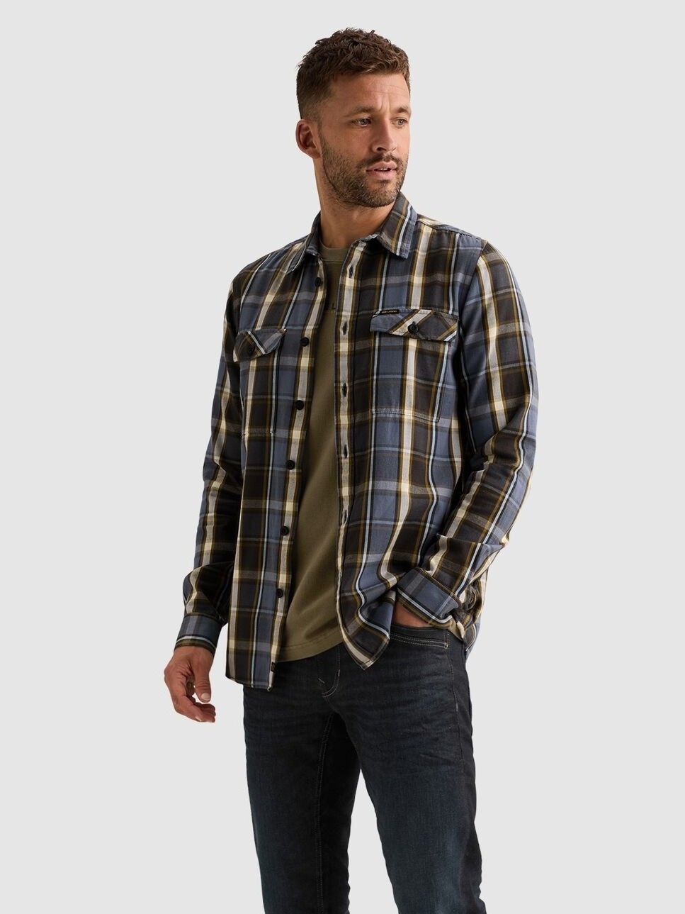 PME LEGEND - OVERHEMD - Blauw