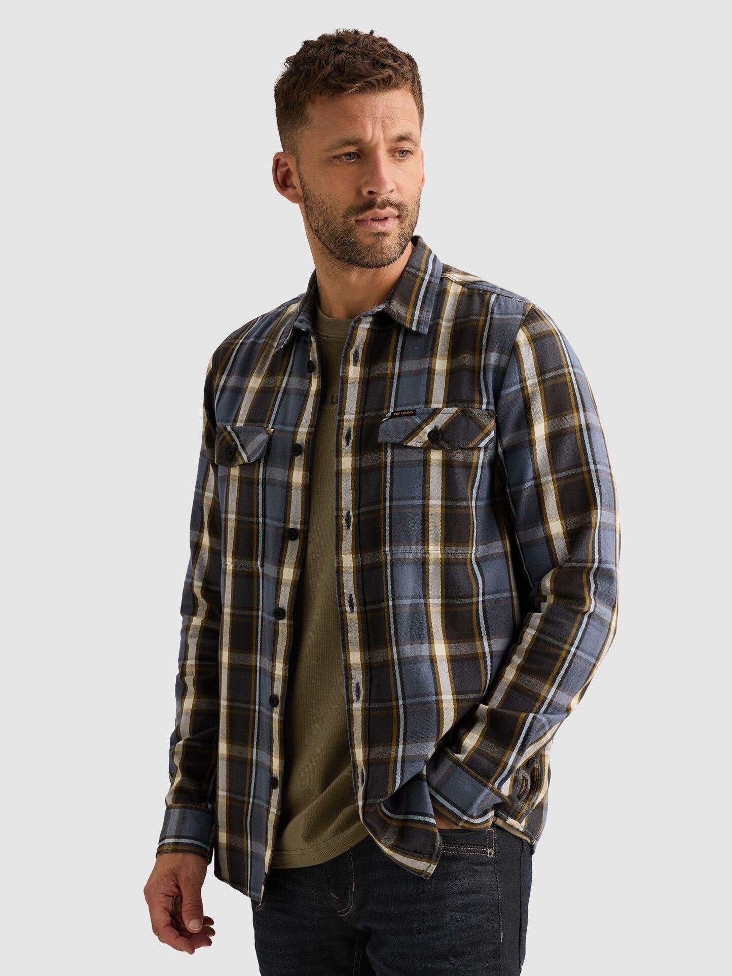 PME LEGEND - OVERHEMD - Blauw