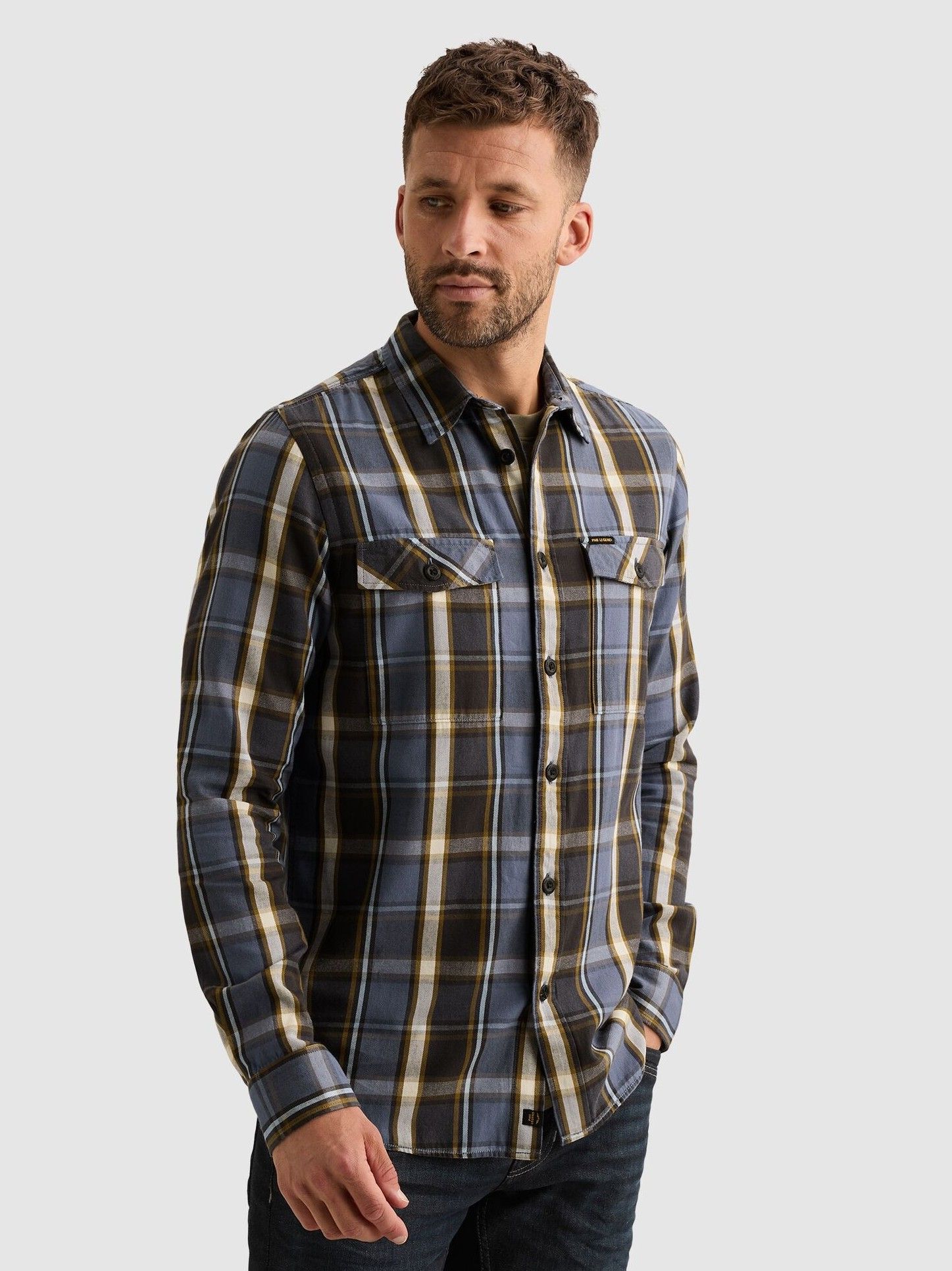 PME LEGEND - OVERHEMD - Blauw